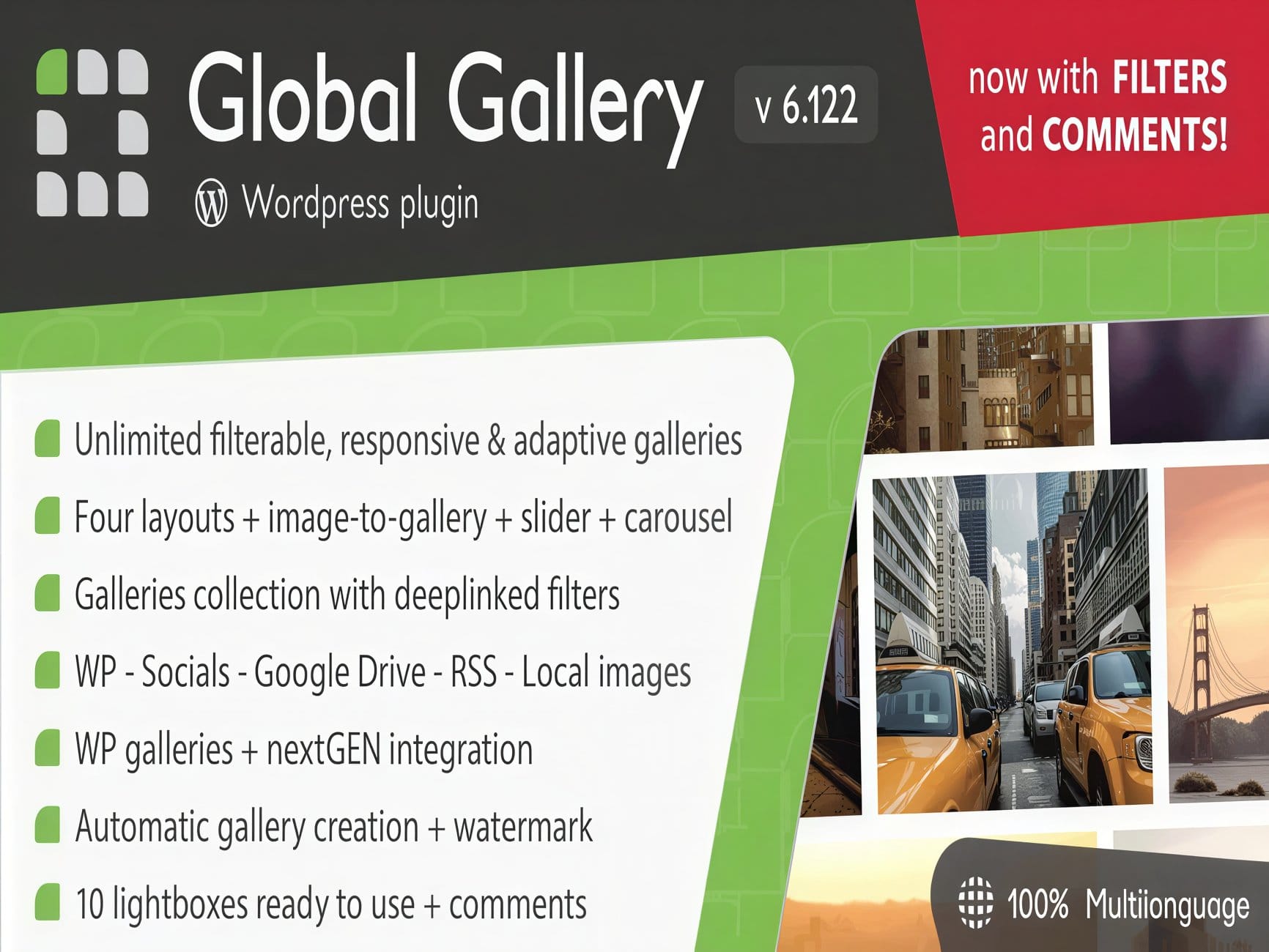 Wtyczka Global Gallery – Wordpress Responsive Gallery