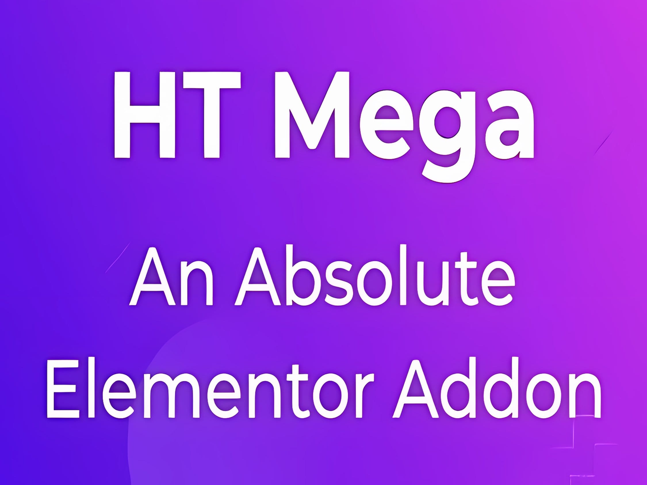 Ht Mega Pro Absolute Addons For Elementor