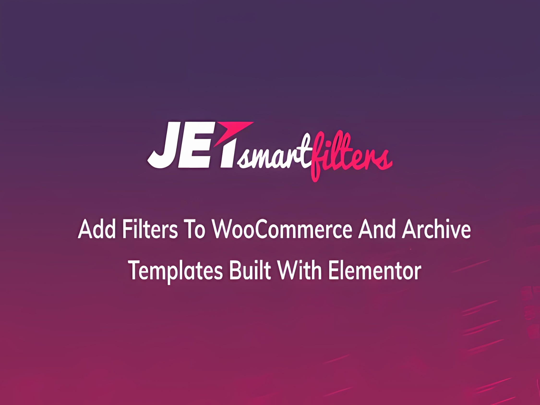 Wtyczka JetSmartFilters For Elementor