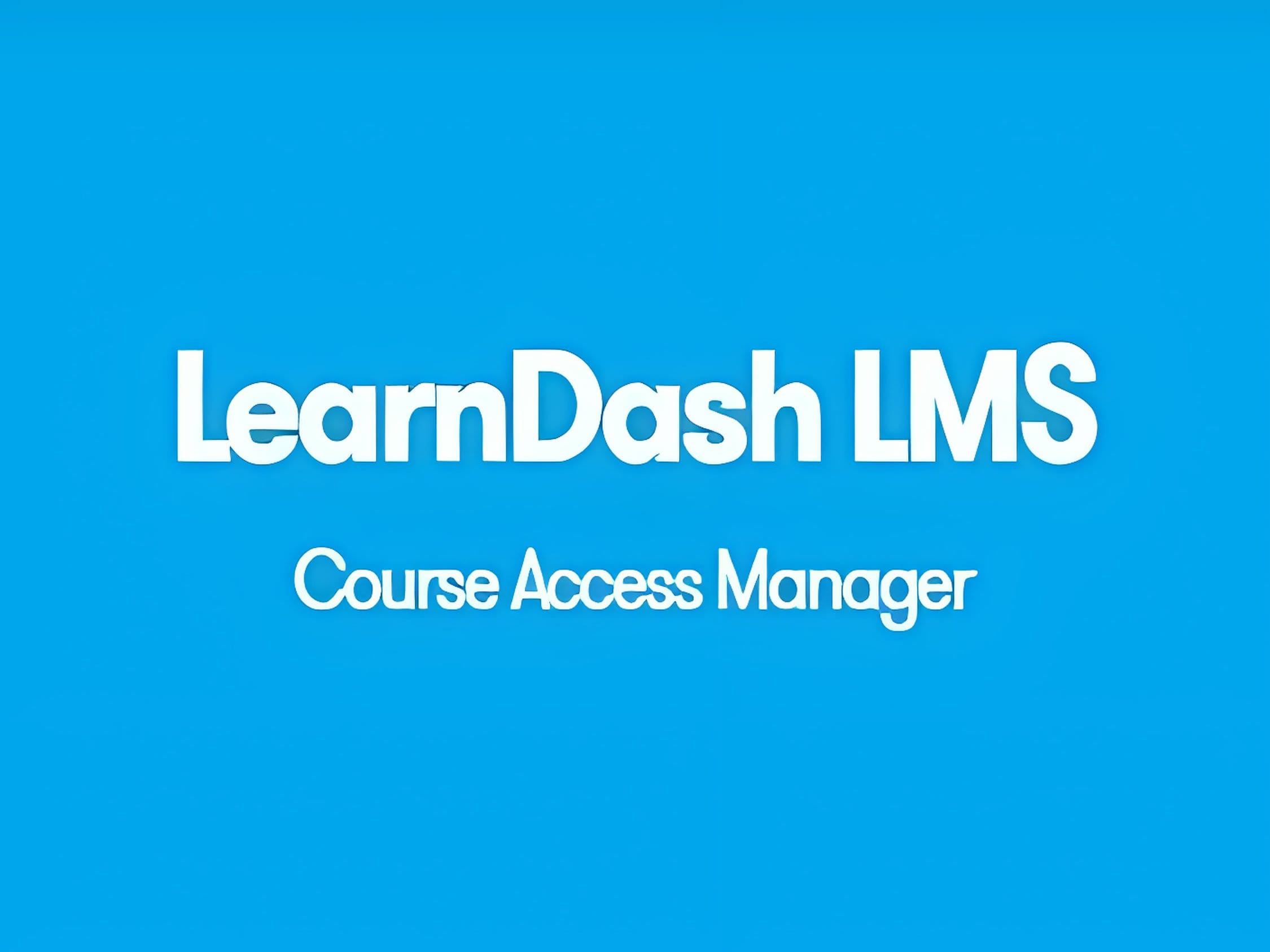 Wtyczka Learndash LMS Course Access Manager Addon