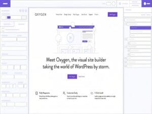 Wtyczka Oxygen Builder Visual WordPress Page Editor