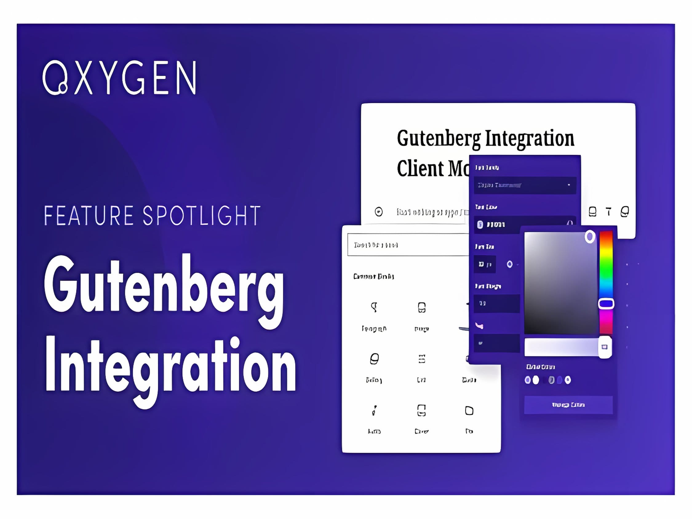 Wtyczka Oxygen Gutenberg Integration
