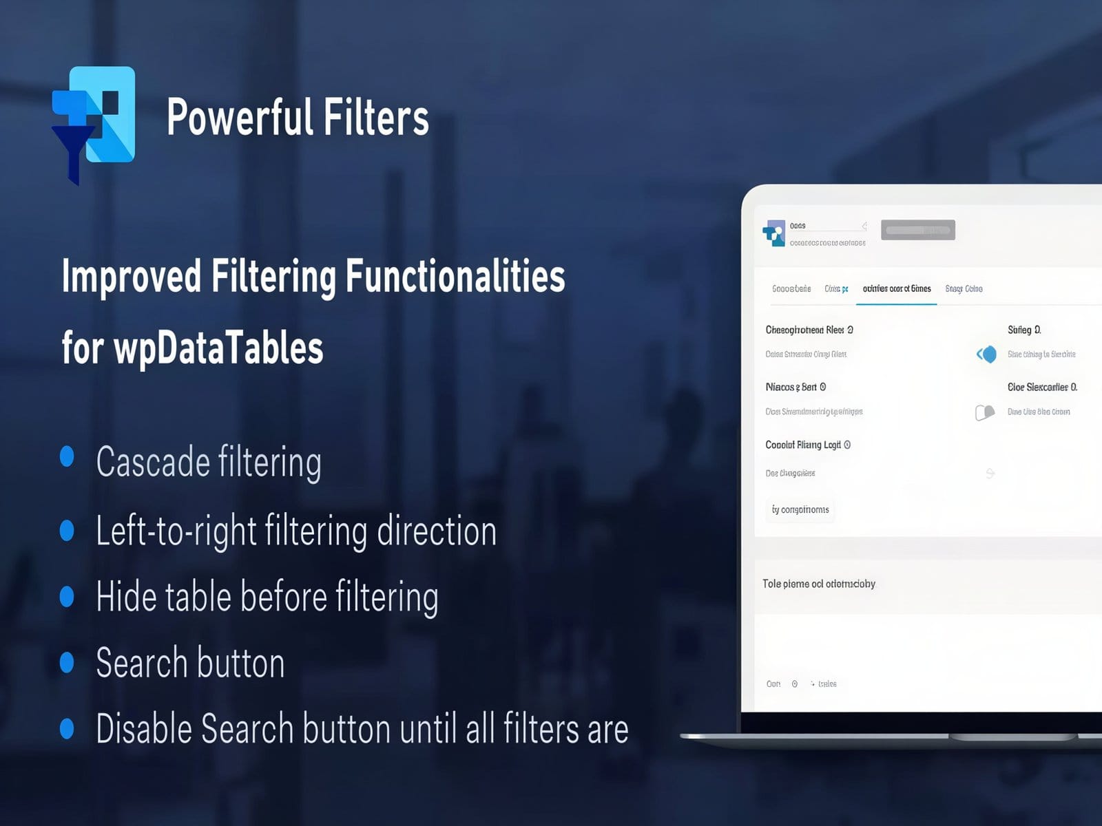 Wtyczka Powerful Filters for wpDataTables