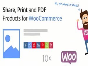 Wtyczka Share Print And Pdf Products WooCommerce