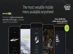 Wtyczka Taptap – A Super Customizable WordPress Mobile Menu