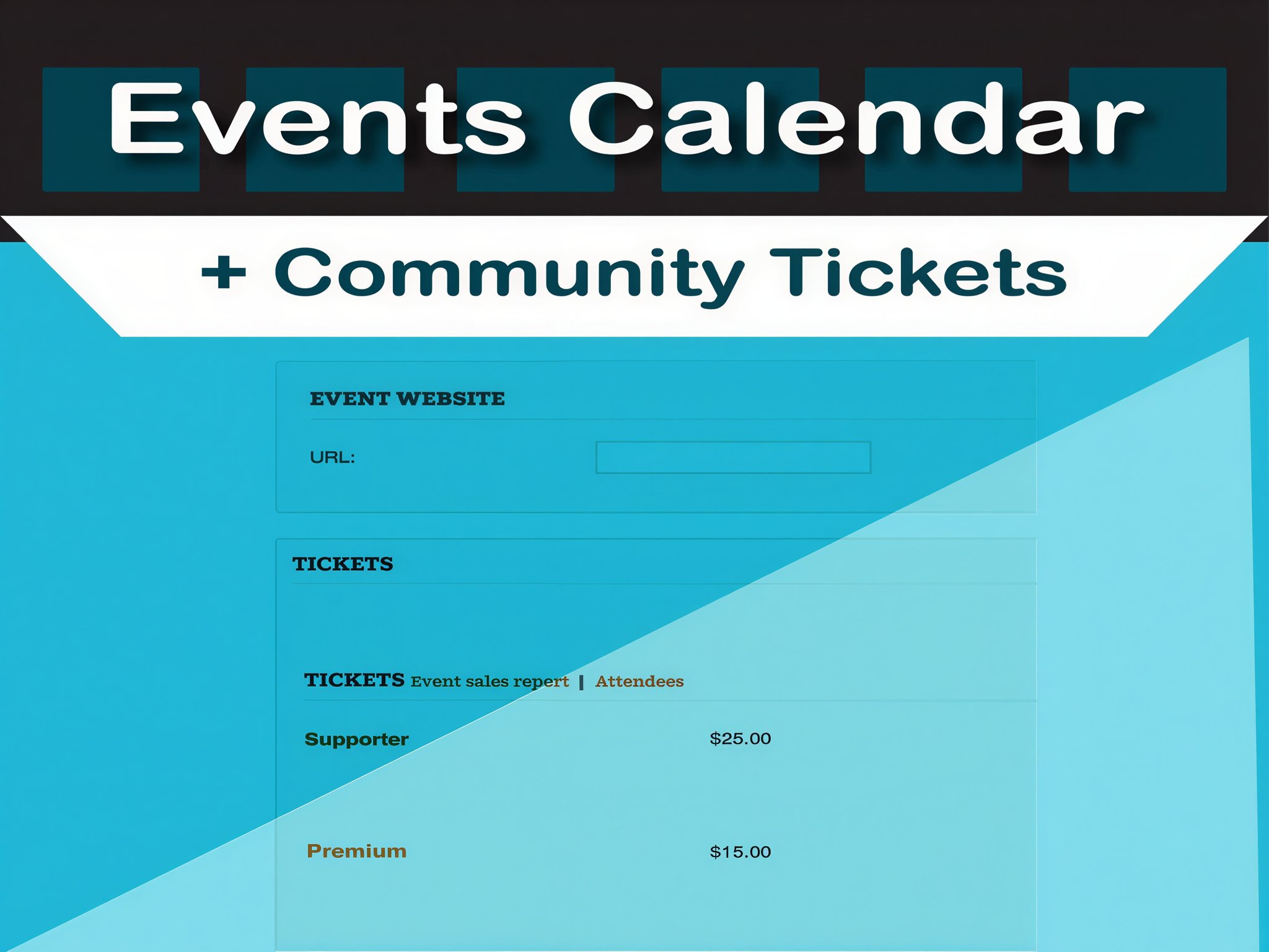 Wtyczka The Events Calendar Pro Community Tickets Addon