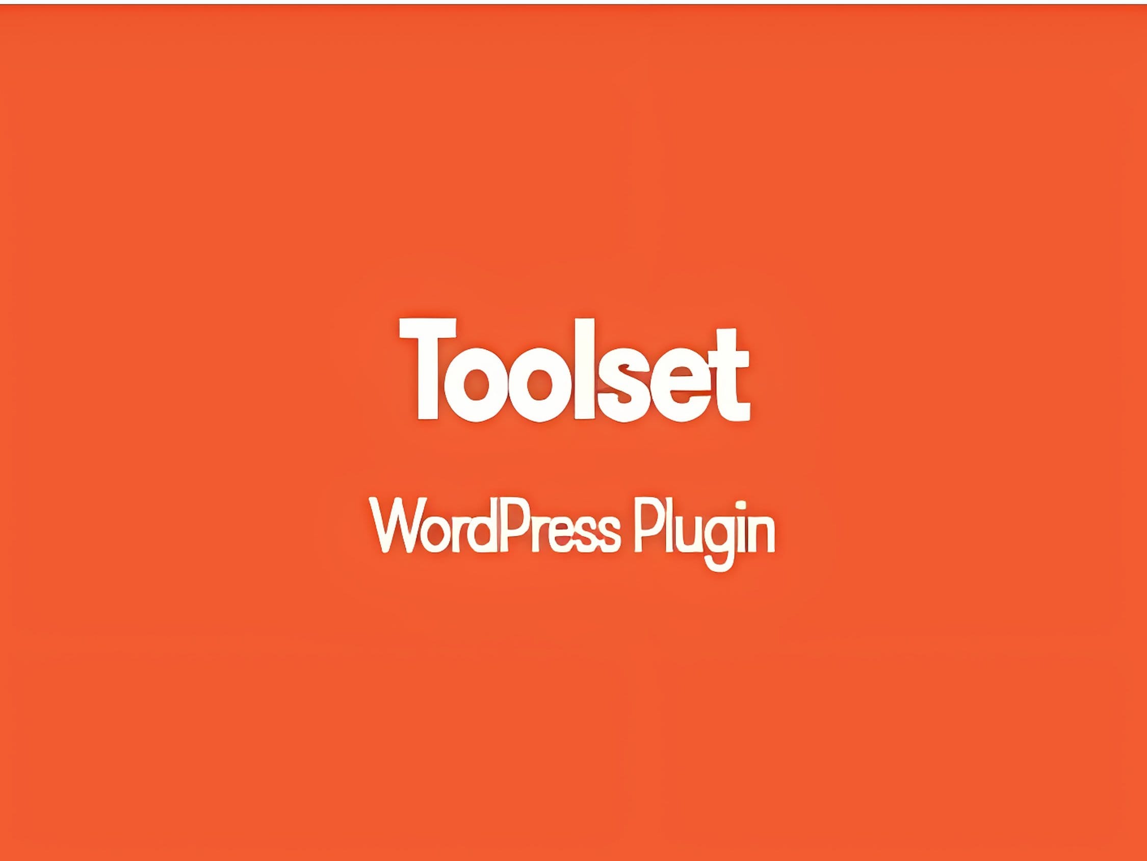 Wtyczka Toolset Types Wordpress Plugin