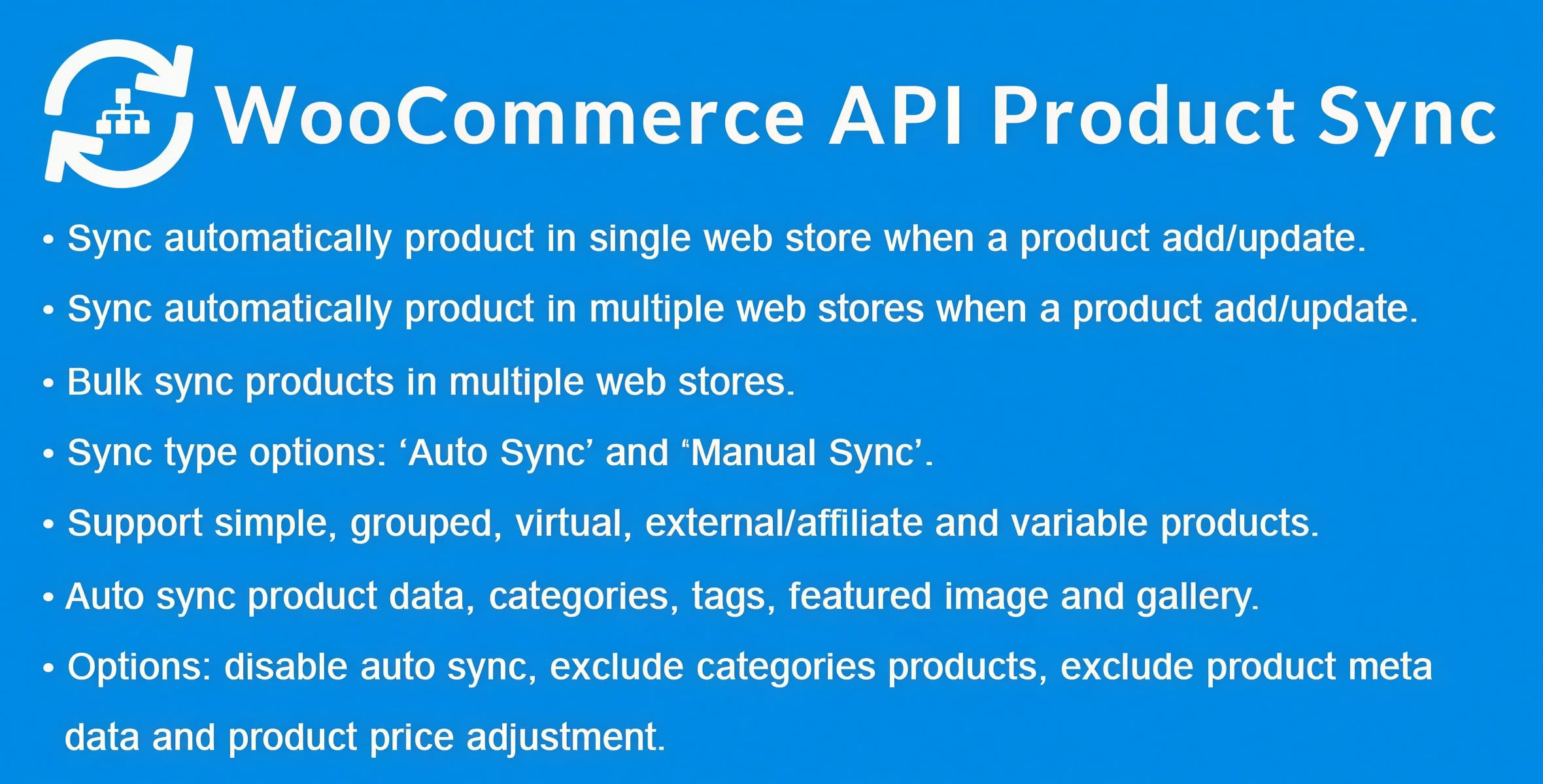 Wtyczka WooCommerce API Product Sync with Multiple WooCommerce Stores