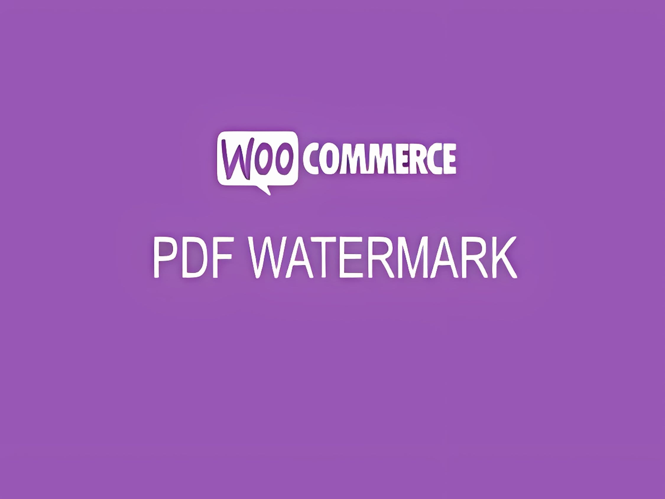 Wtyczka WooCommerce Pdf Watermark