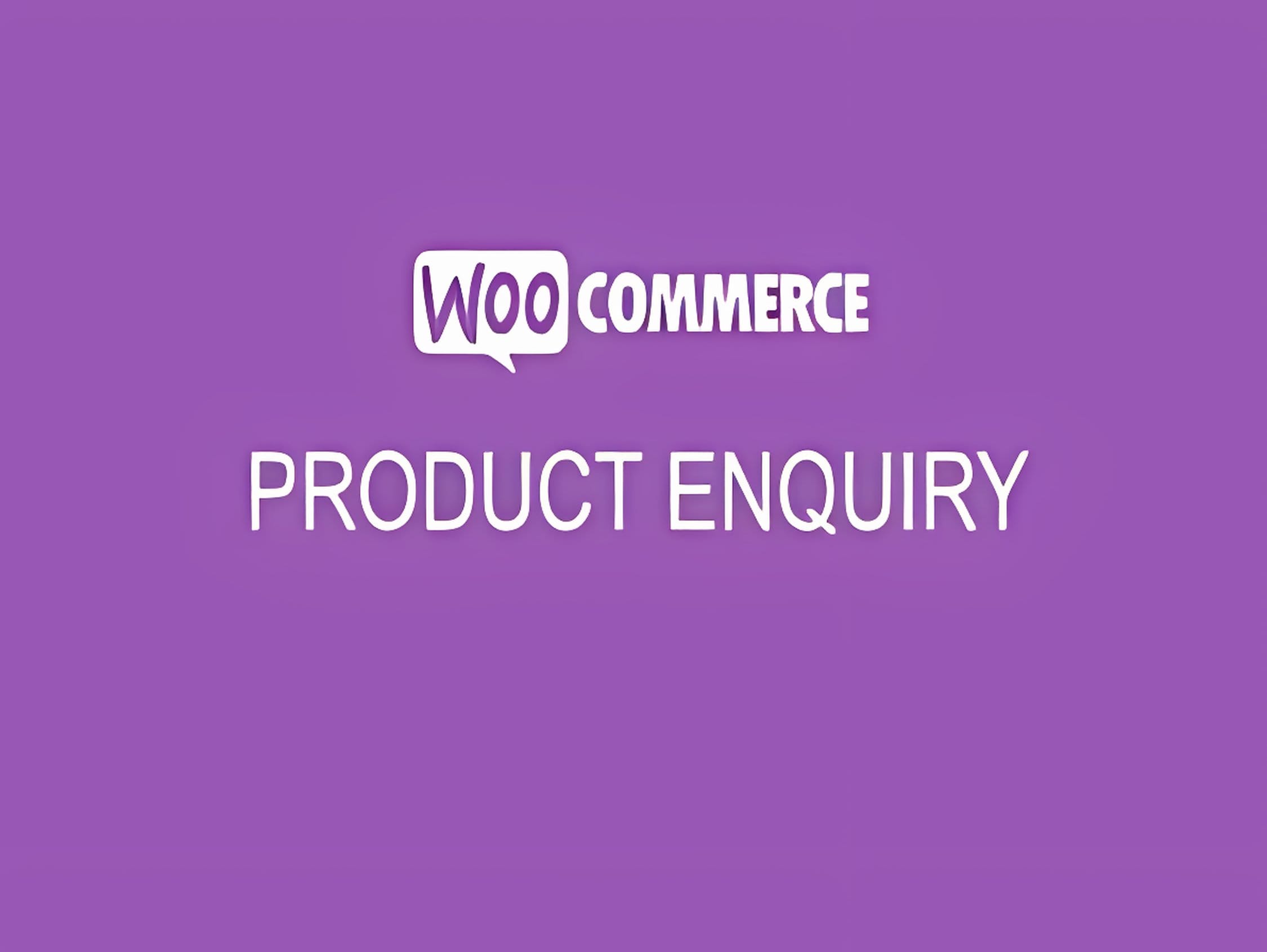 Wtyczka Woocommerce Product Enquiry Form