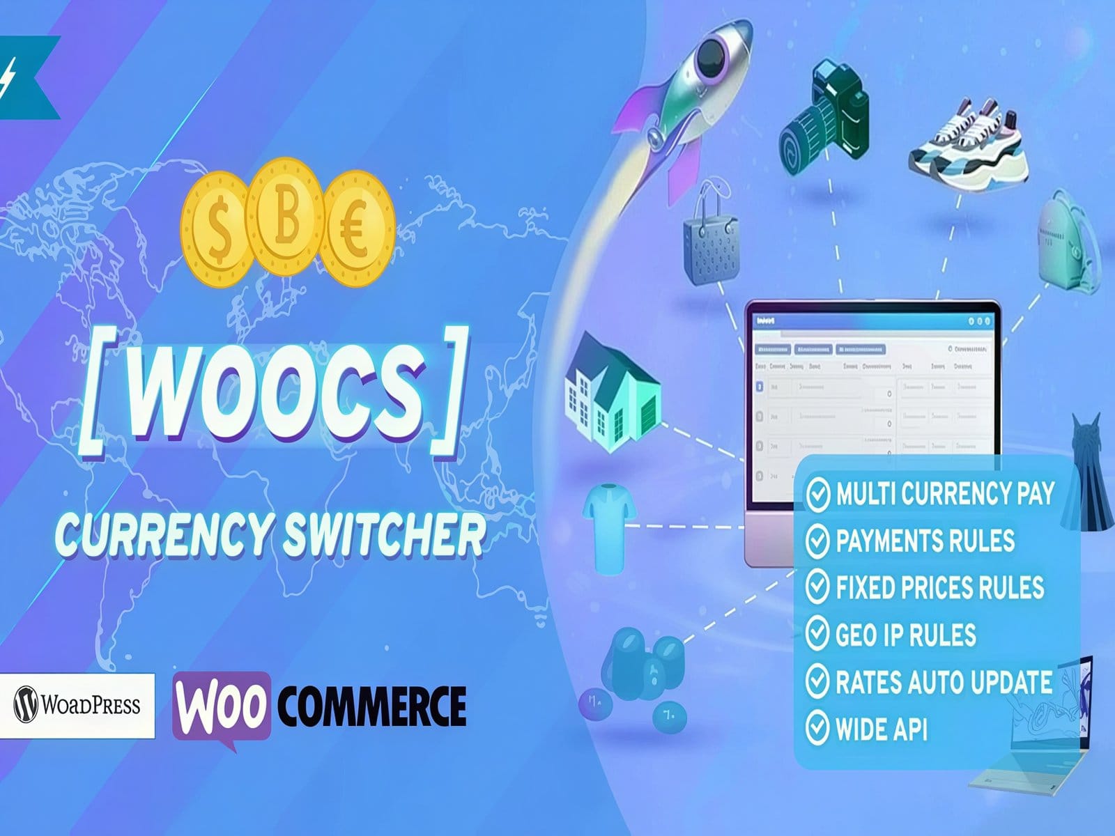 Wtyczka FOX (WOOCS) - WooCommerce Currency Switcher