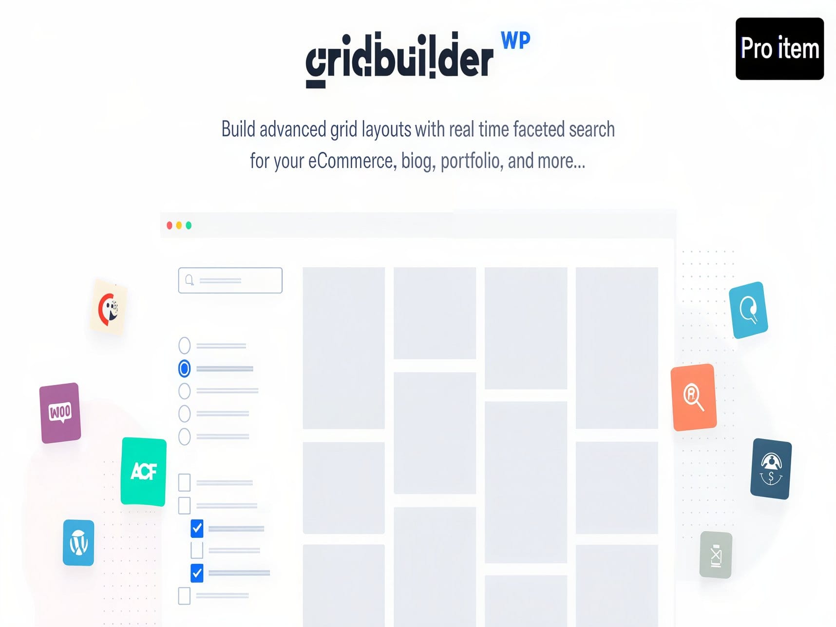 Wtyczka WP Grid Builder + DODATKI