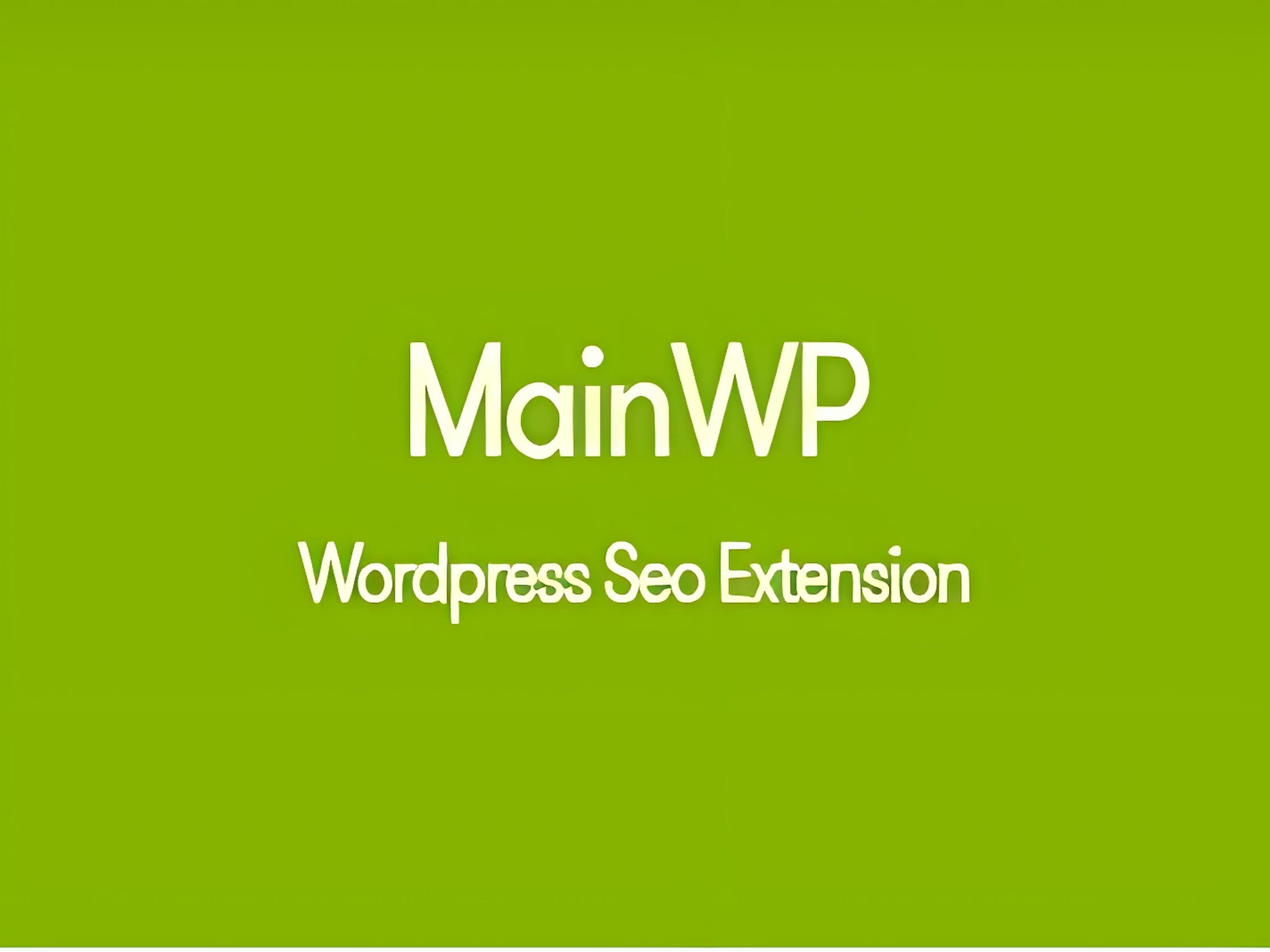 Wtyczka MainWP WordPress Seo Extension