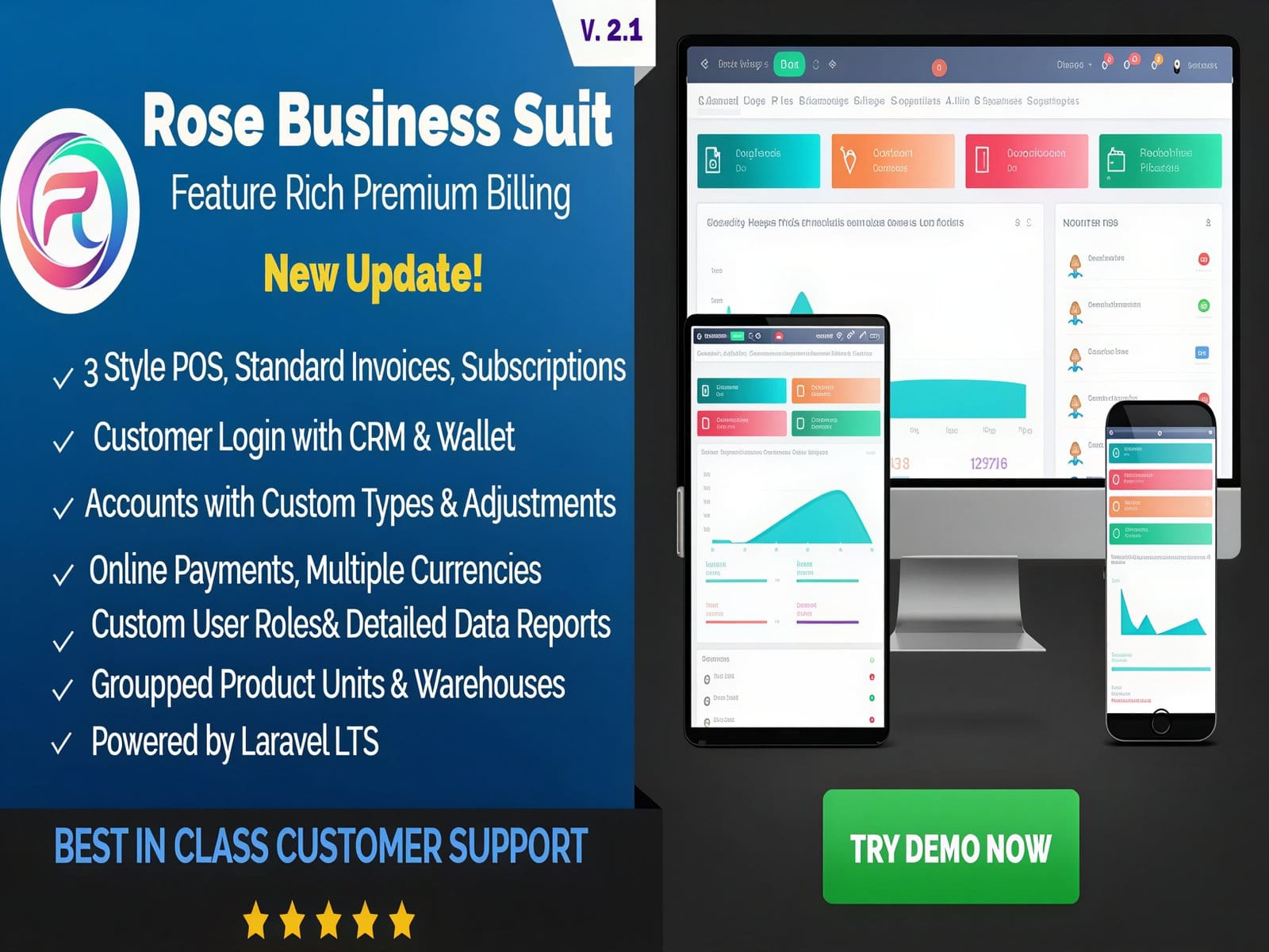 Rose Business Suite Accounting CRM and POS Software V8