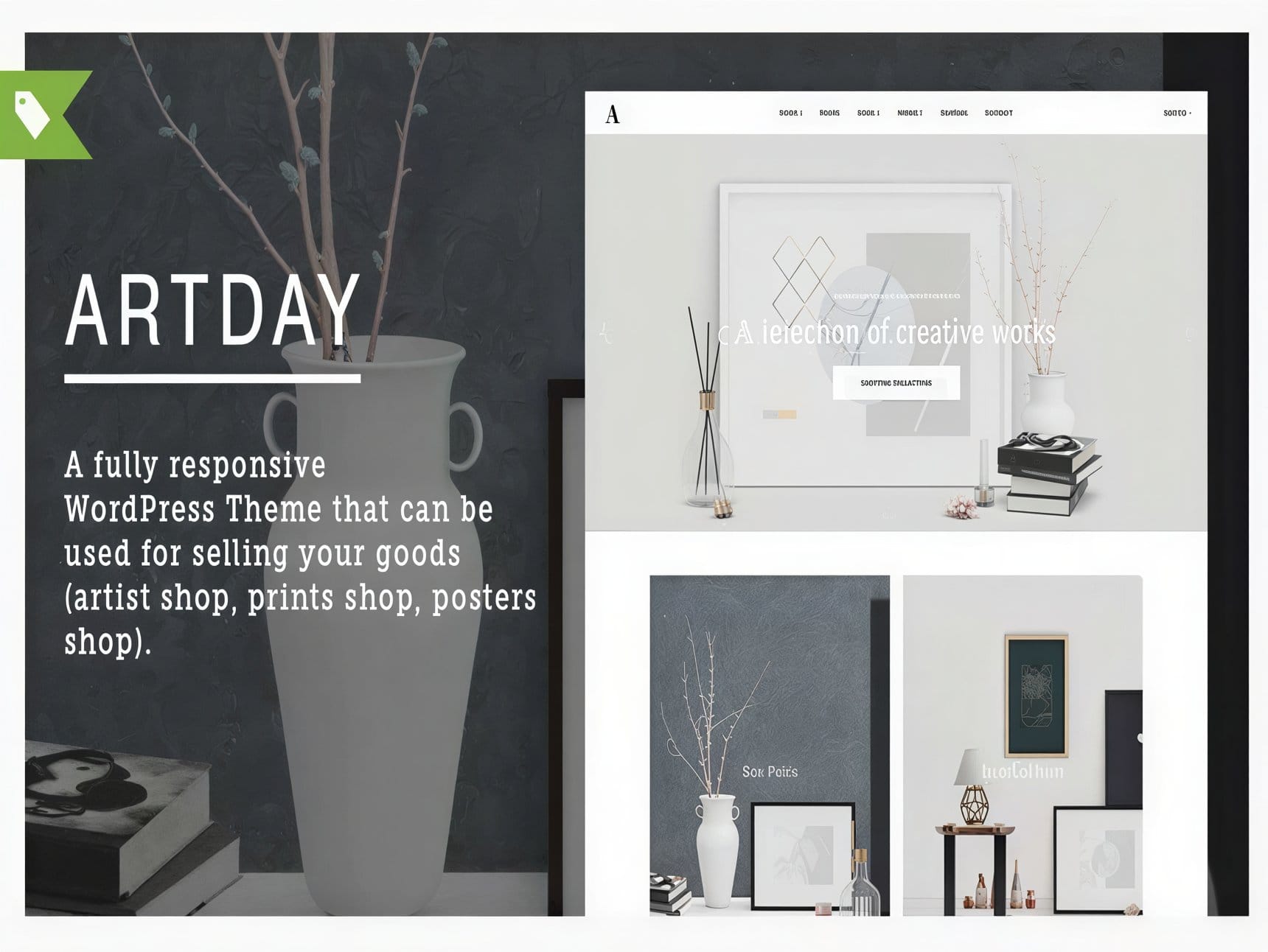 Szablon Artday - Creative Artist WordPress Shop