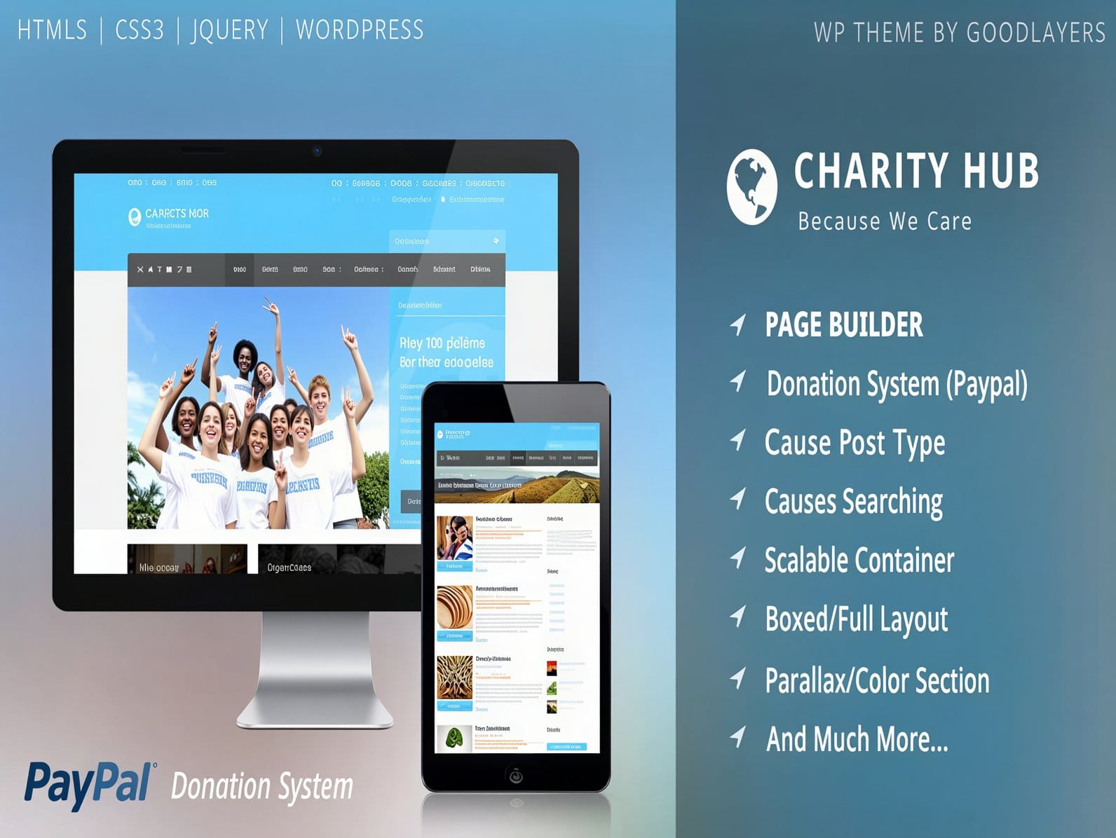 Szablon Charity Hub – Charity Nonprofit Fundraising Wp