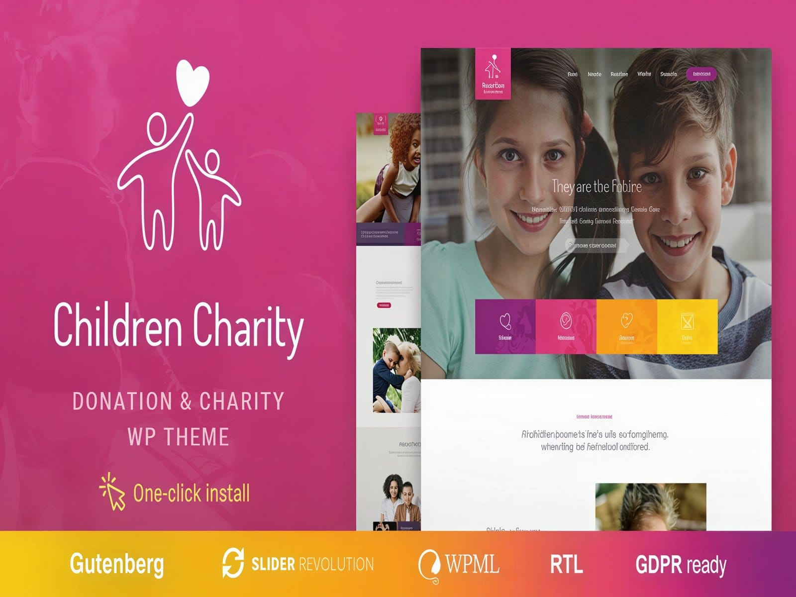 Szablon Children Charity - Nonprofit NGO WordPress Theme Szablon Children Charity - Nonprofit NGO WordPress Theme