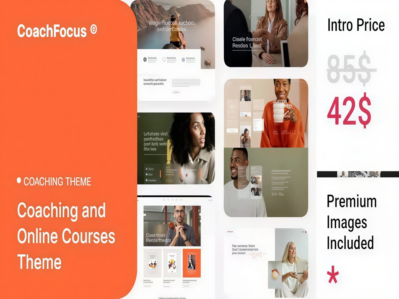 Szablon CoachFocus Coaching Online Courses WordPress Theme Szablon CoachFocus Coaching Online Courses WordPress Theme