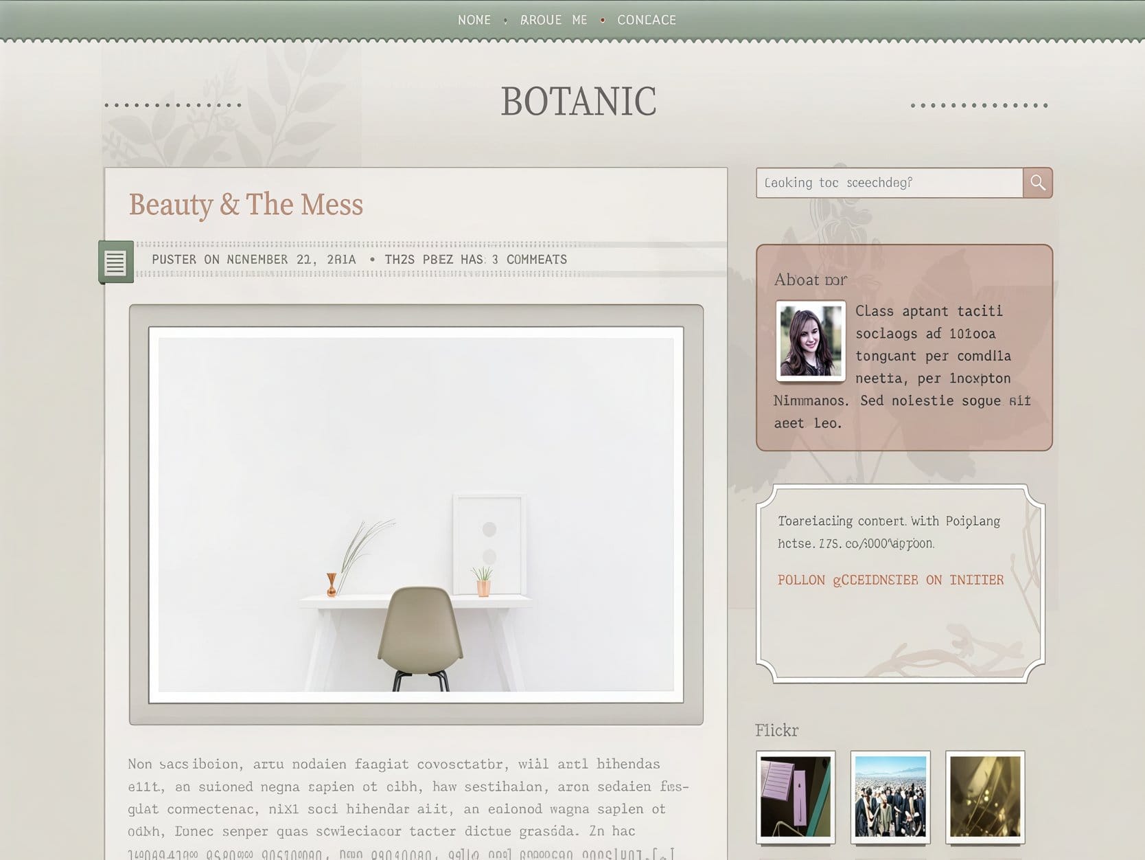 Szablon CSS Igniter Botanic WordPress Theme