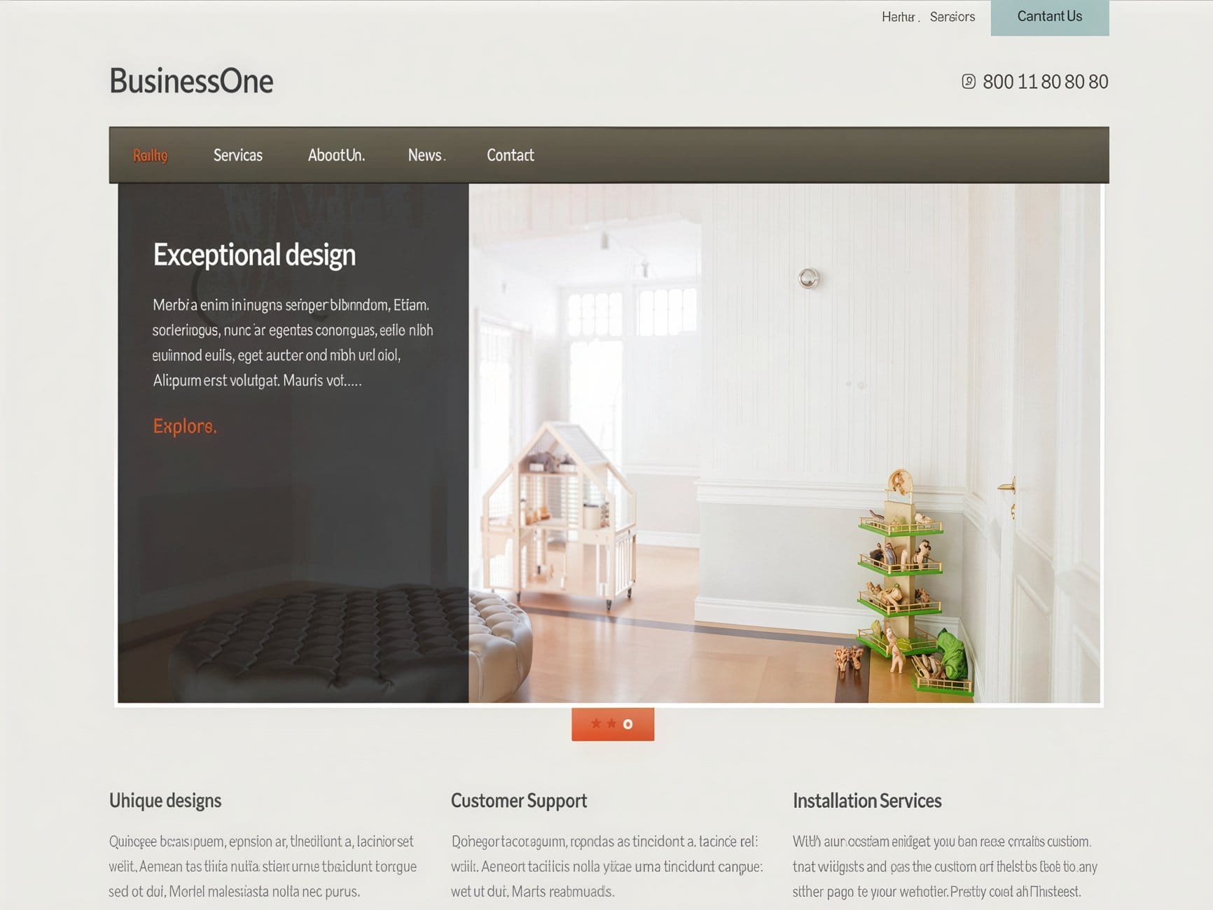 Szablon CSS Igniter Businessone WordPress Theme