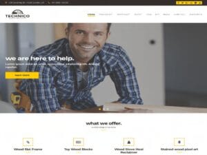 Szablon CSS Igniter Technico Business WordPress Theme