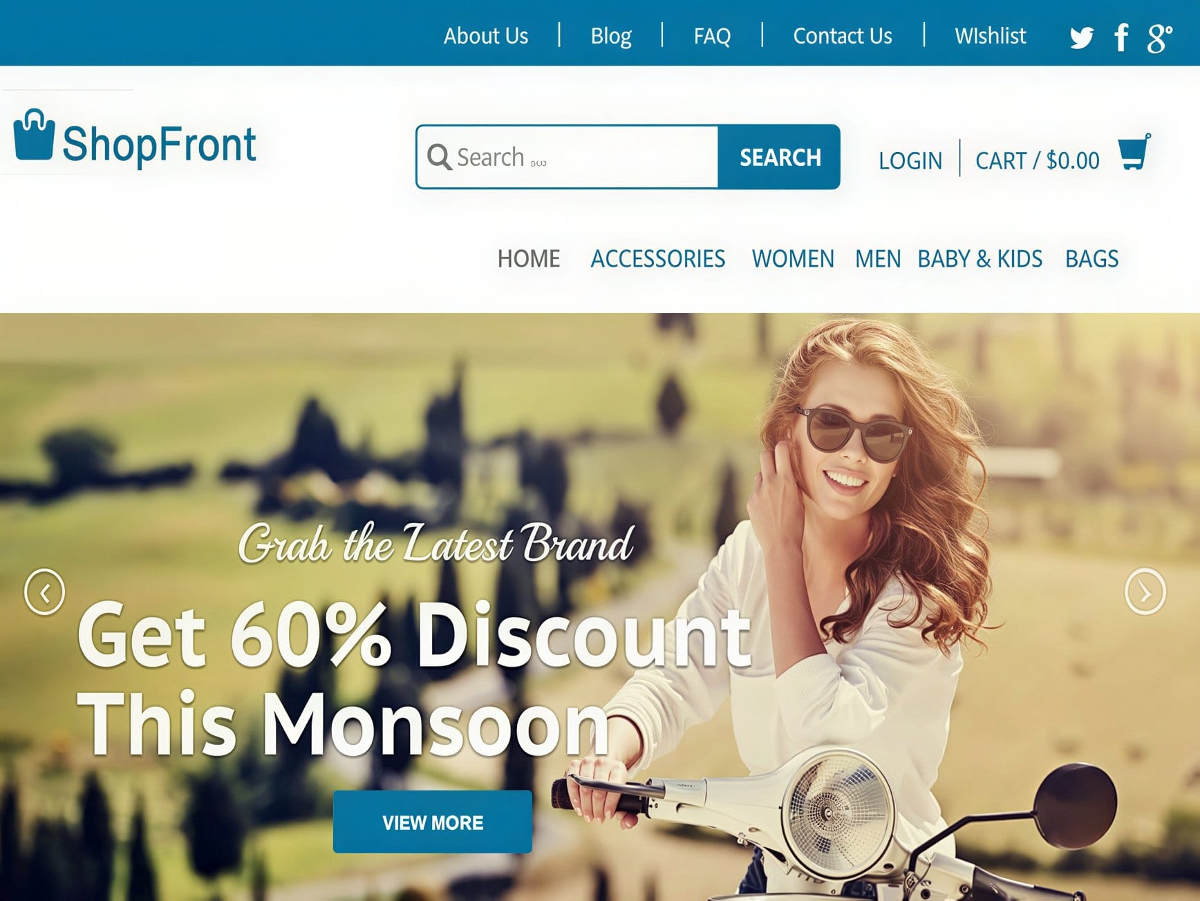 Szablon CyberChimps Shopfront WordPress Theme