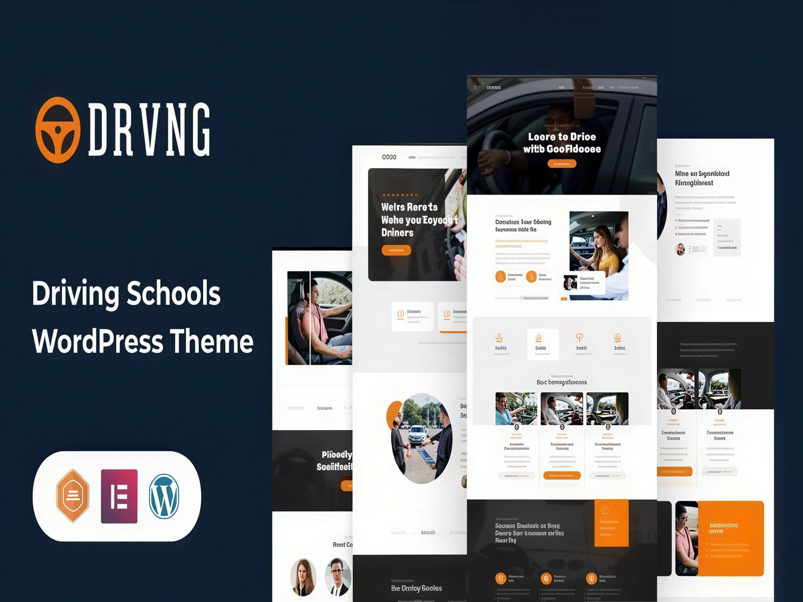 Szablon DRVNG Driving School WordPress Theme Szablon DRVNG Driving School WordPress Theme