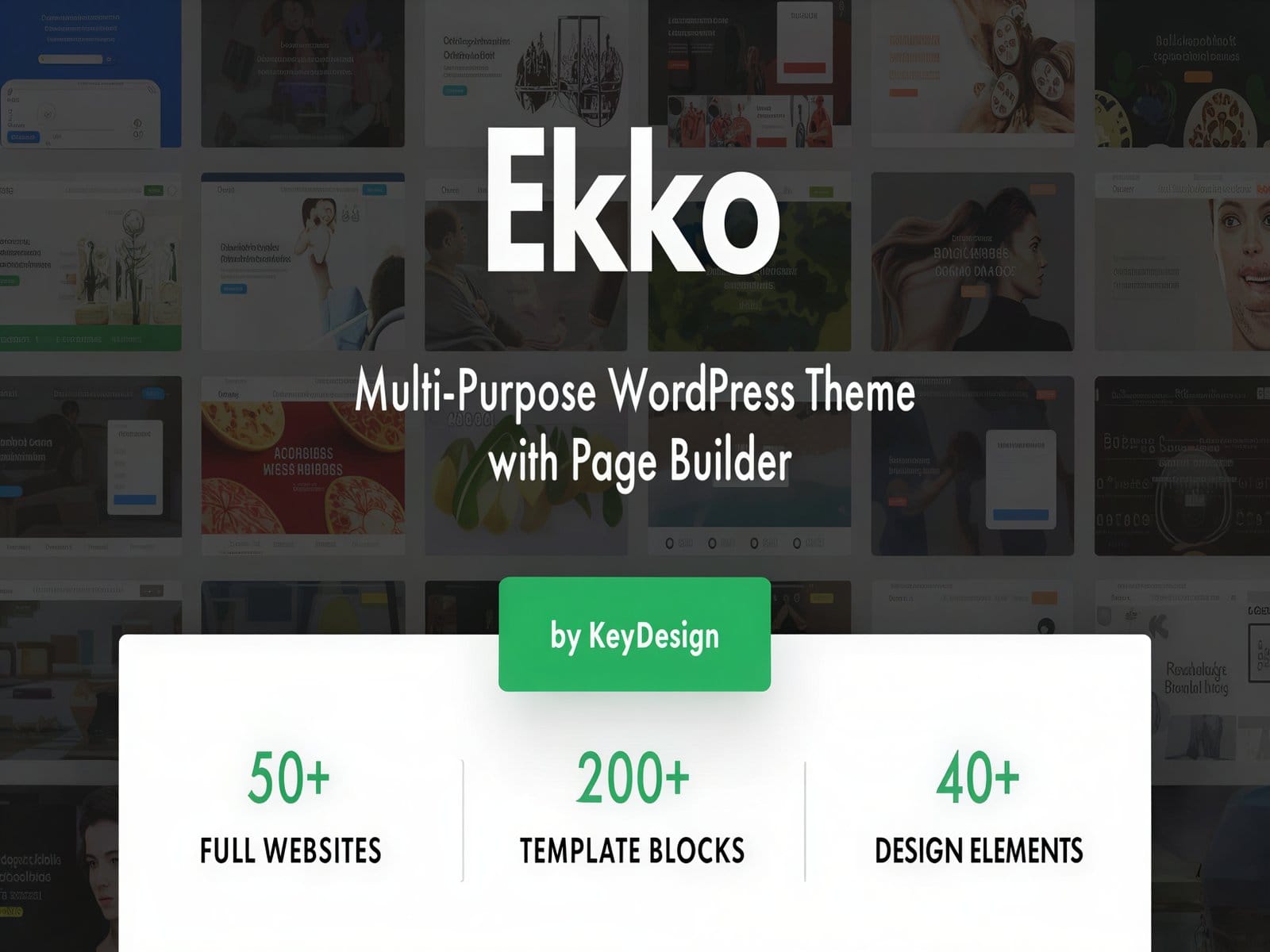 Szablon Ekko Multi-Purpose WordPress Theme with Page Builder
