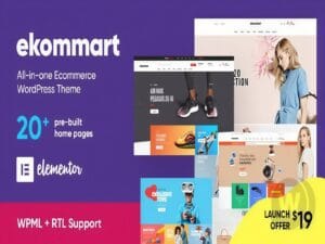 Szablon eKommart – WordPress Theme for E-Commerce