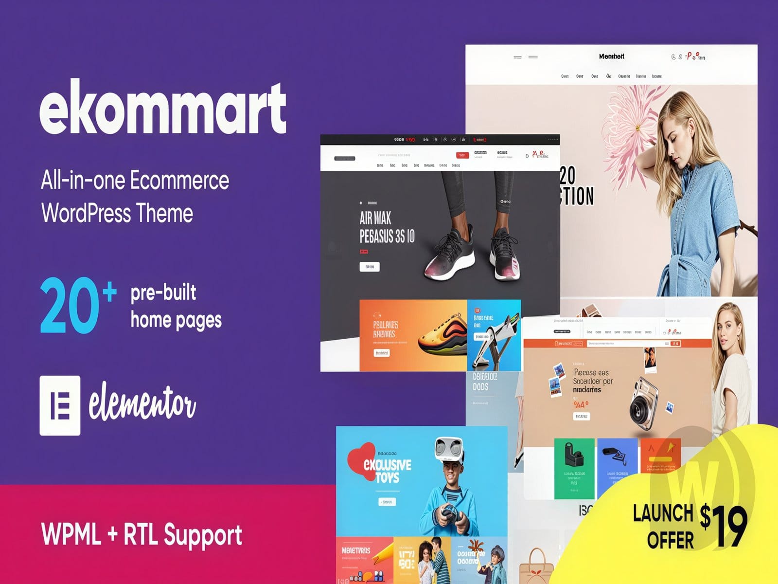 Szablon eKommart – WordPress Theme for E-Commerce