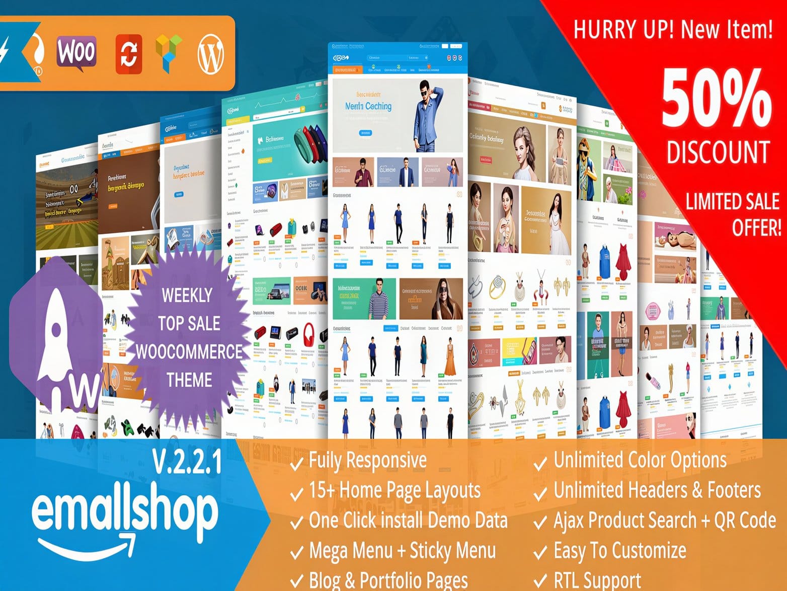 Szablon EmallShop - Responsive Multipurpose WooCommerce Theme