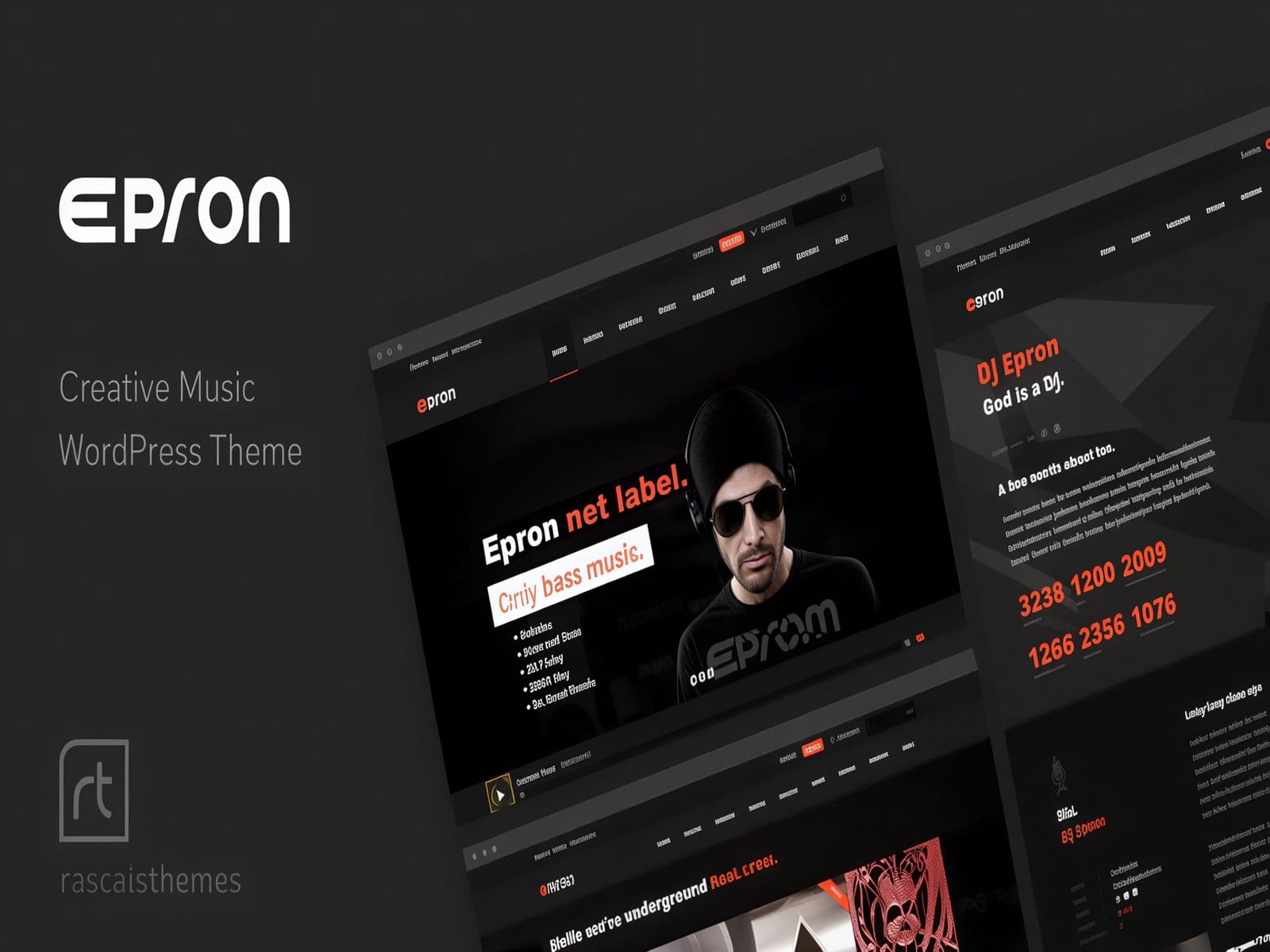 Szablon Epron - Music Theme for WordPress Szablon Epron - Music Theme for WordPress