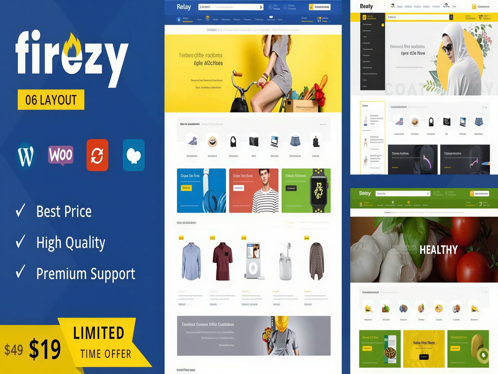 Szablon Firezy – Multipurpose WooCommerce Theme Szablon Firezy – Multipurpose WooCommerce Theme
