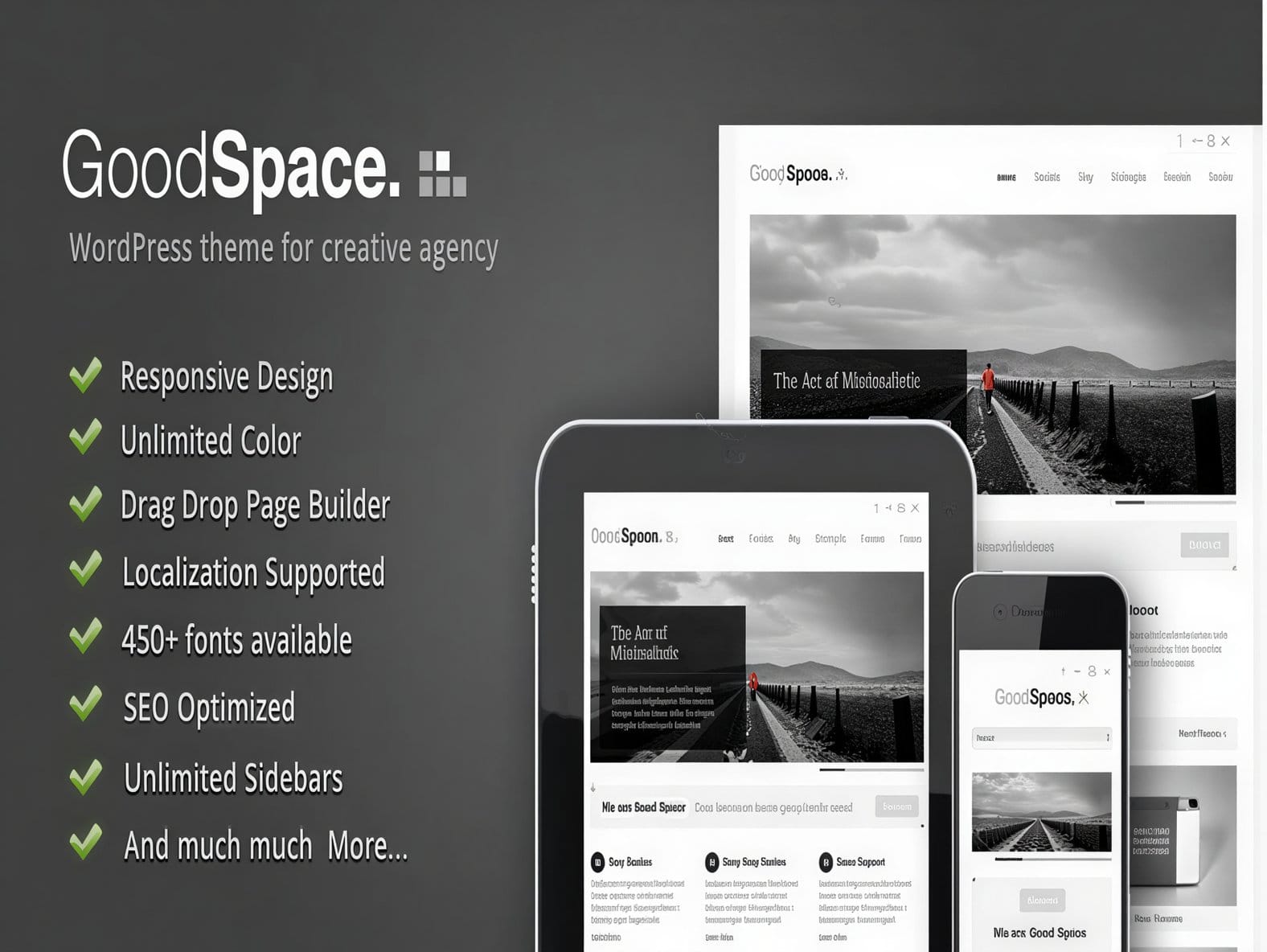 Szablon Good Space – Responsive Minimal Wp Theme