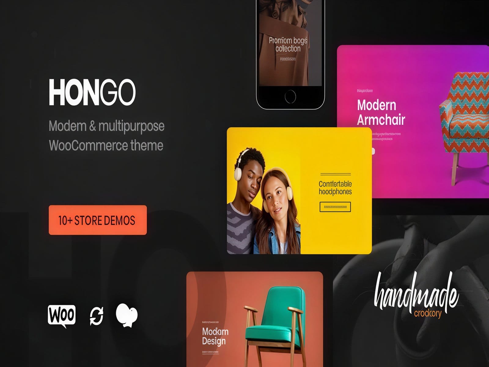 Szablon Hongo - Modern Multipurpose WooCommerce WordPress Theme