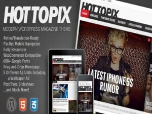 Szablon Hot Topix – Modern WordPress Magazine Theme