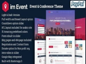 Szablon Im Event – Event & Conference WordPress Theme