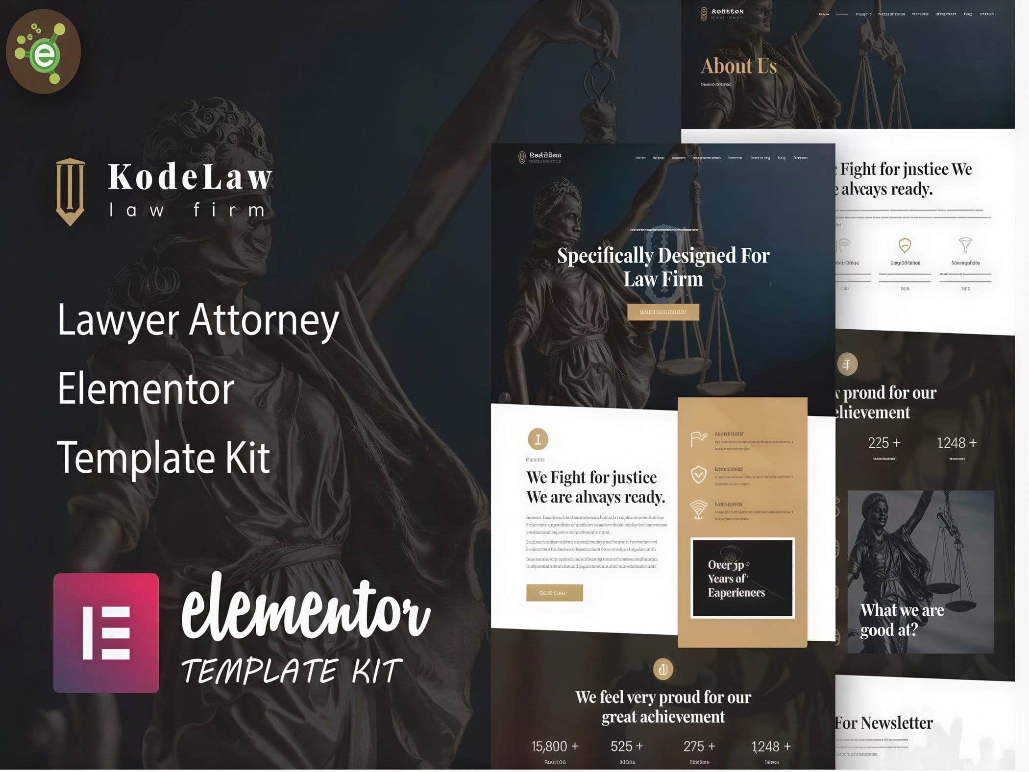 Szablon Kodelaw - Lawyer Attorney Elementor Template Kit Szablon Kodelaw - Lawyer Attorney Elementor Template Kit
