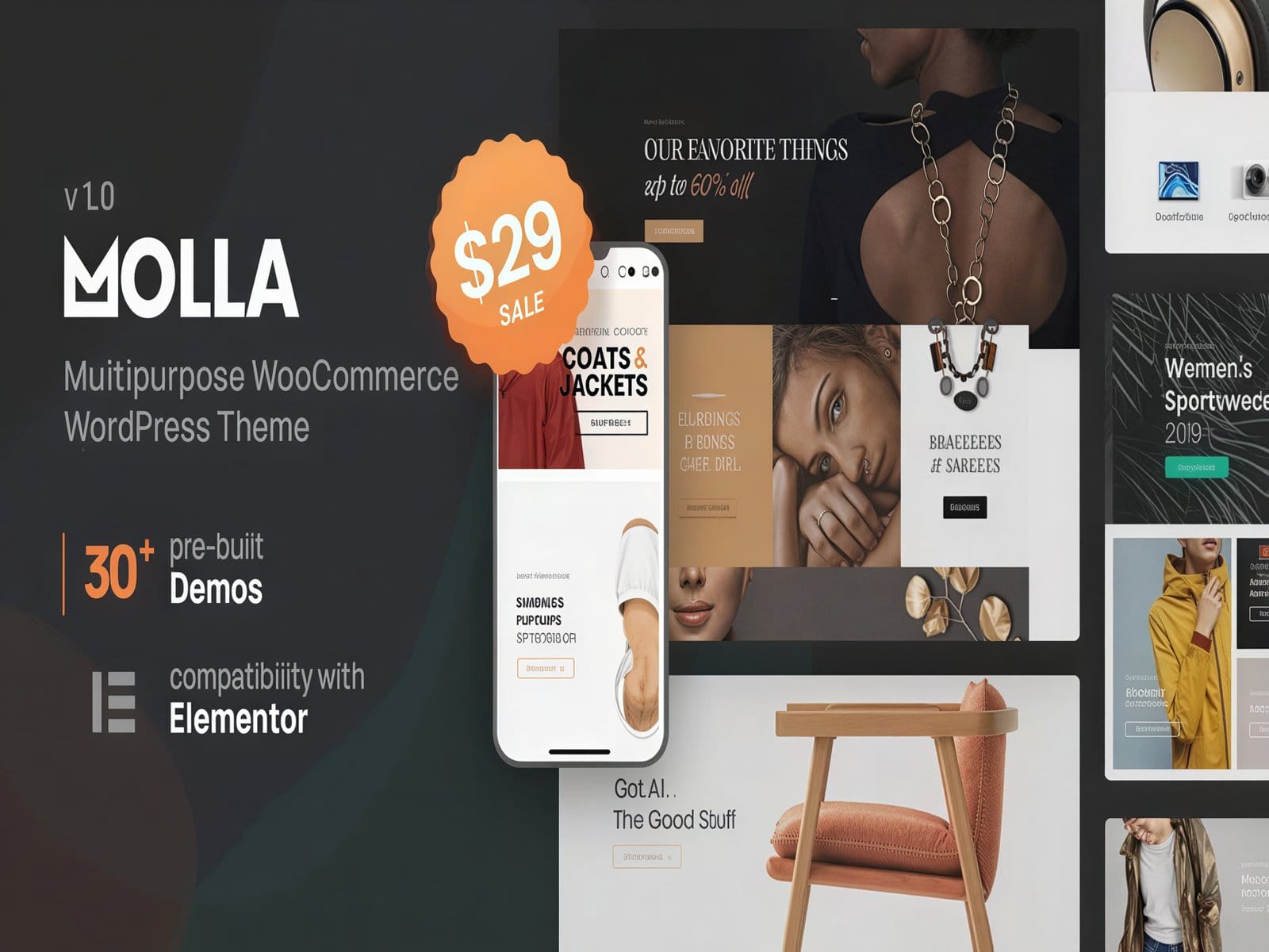Szablon Molla - Multi-Purpose WooCommerce Theme Szablon Molla - Multi-Purpose WooCommerce Theme