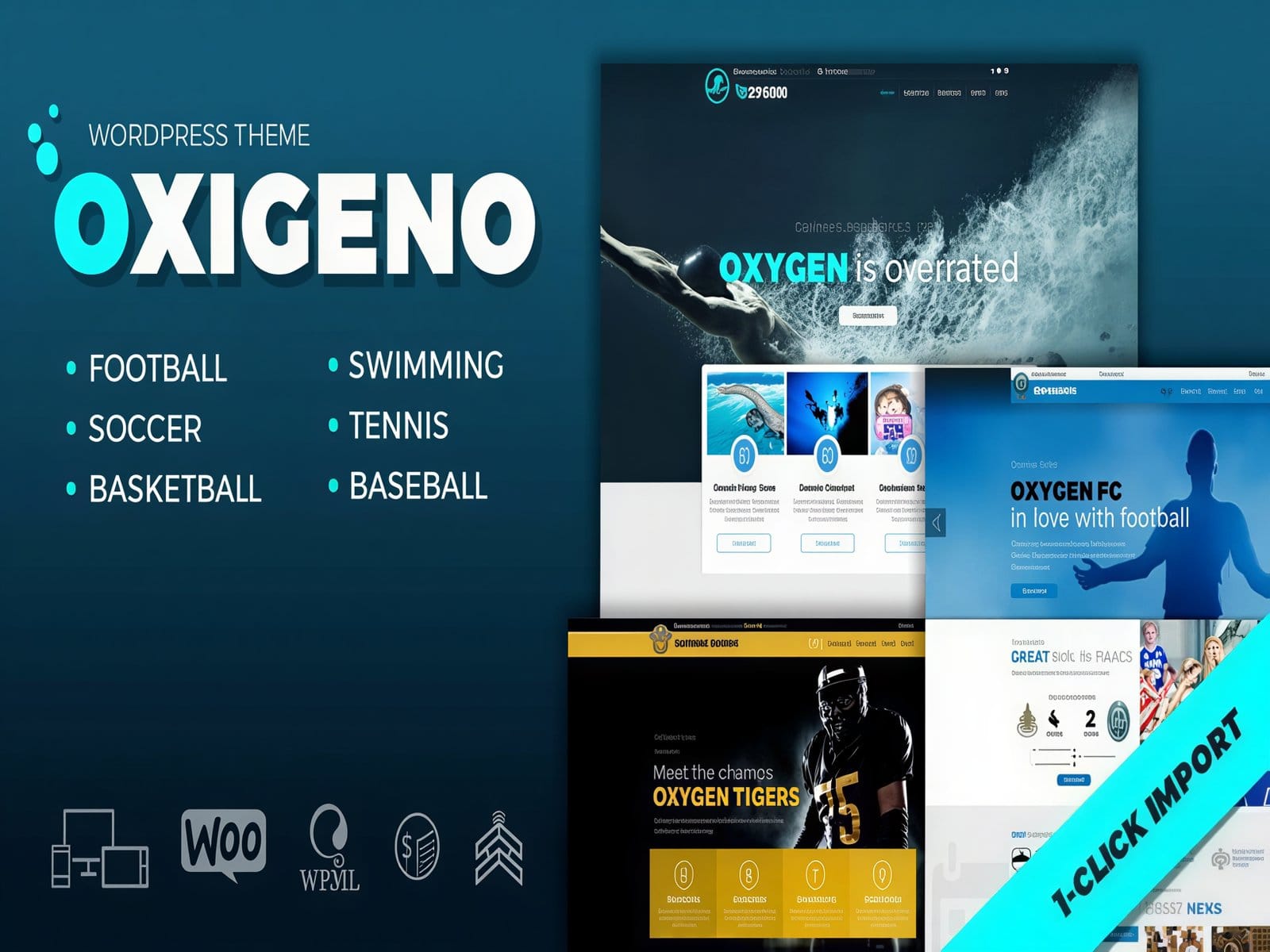 Szablon Oxigeno Sports Club Team