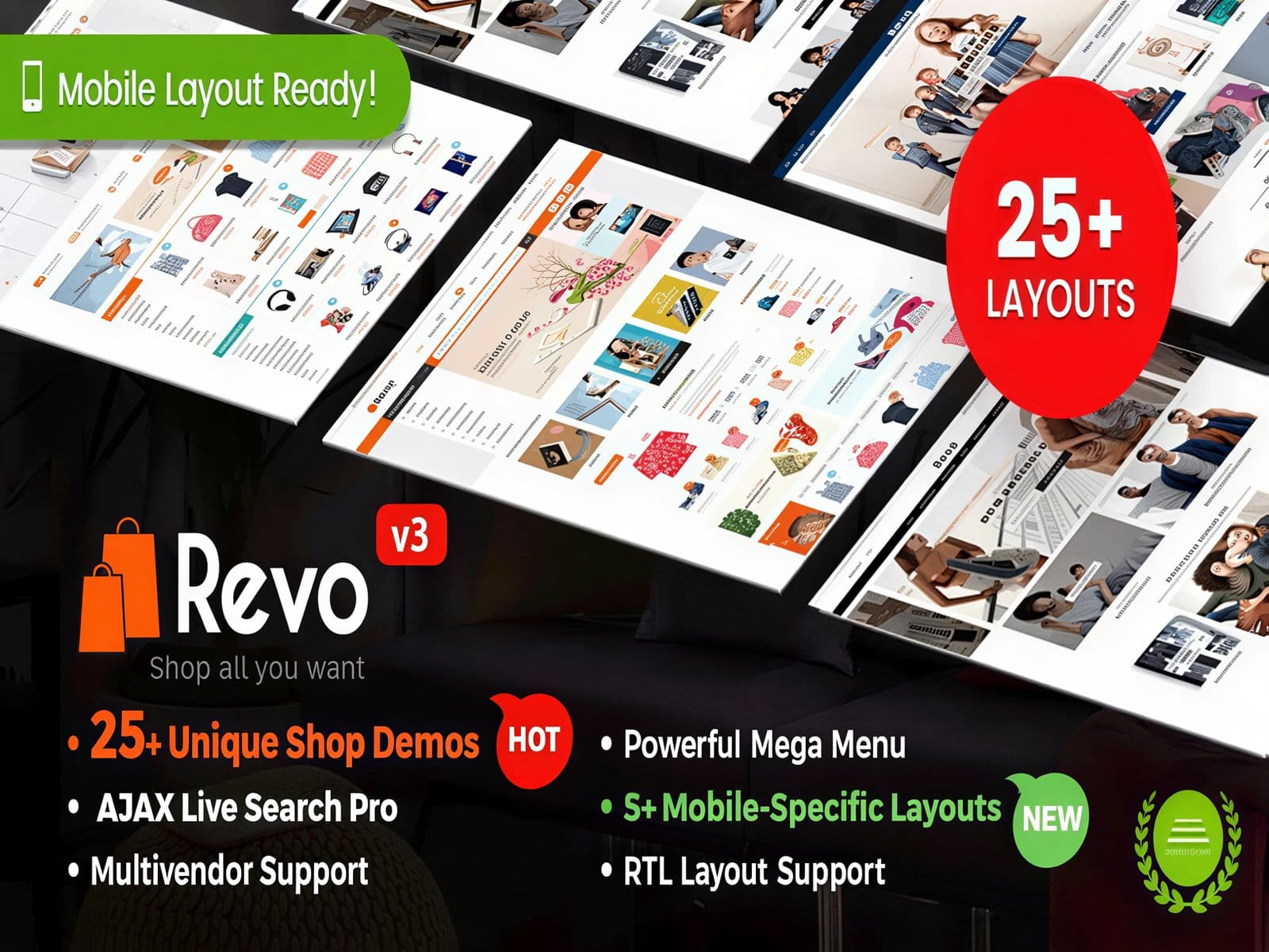Szablon Revo – Multipurpose Woo WP Theme Szablon Revo – Multipurpose Woo WP Theme