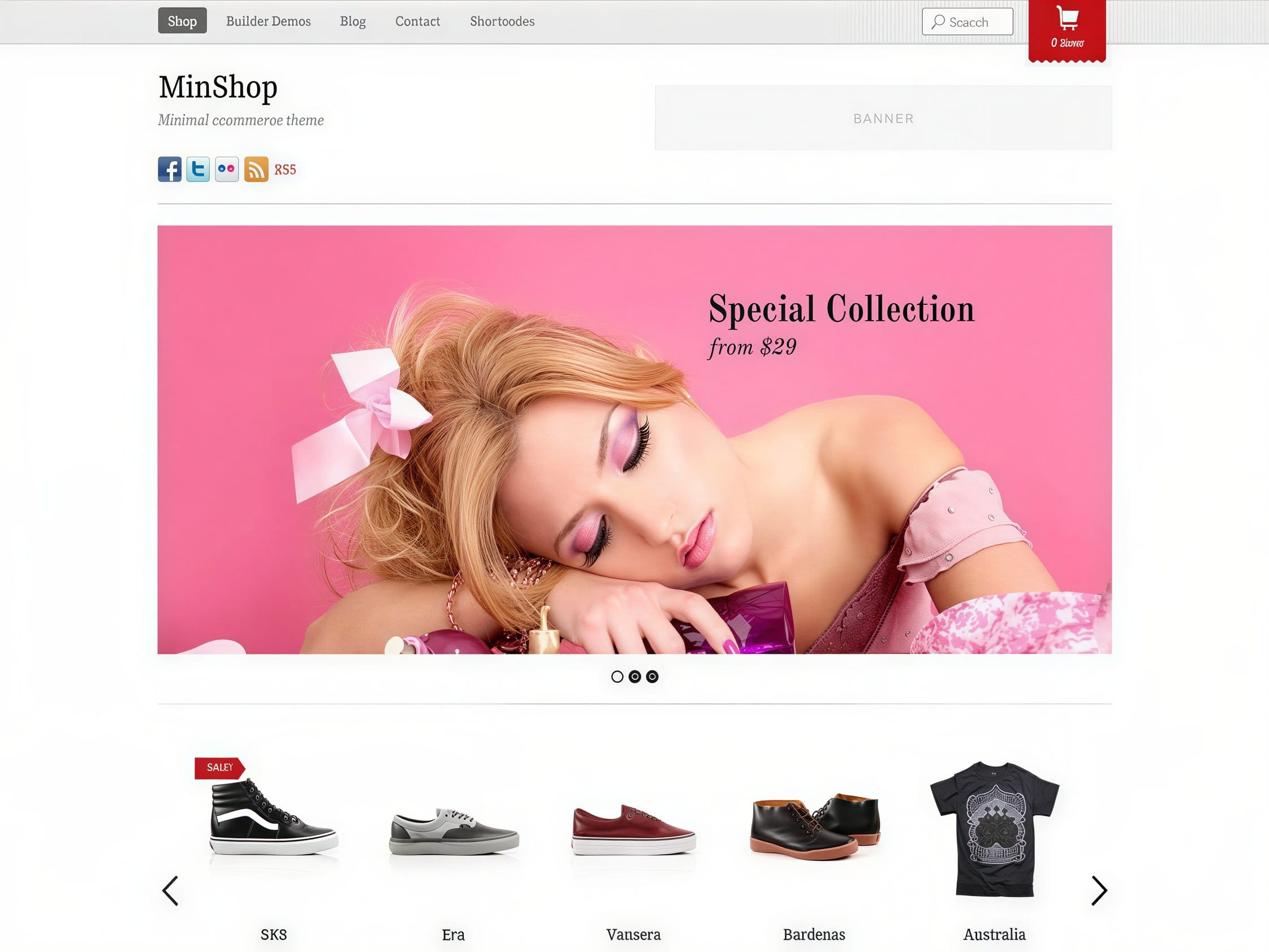 Szablon Themify Minshop WooCommerce Themes