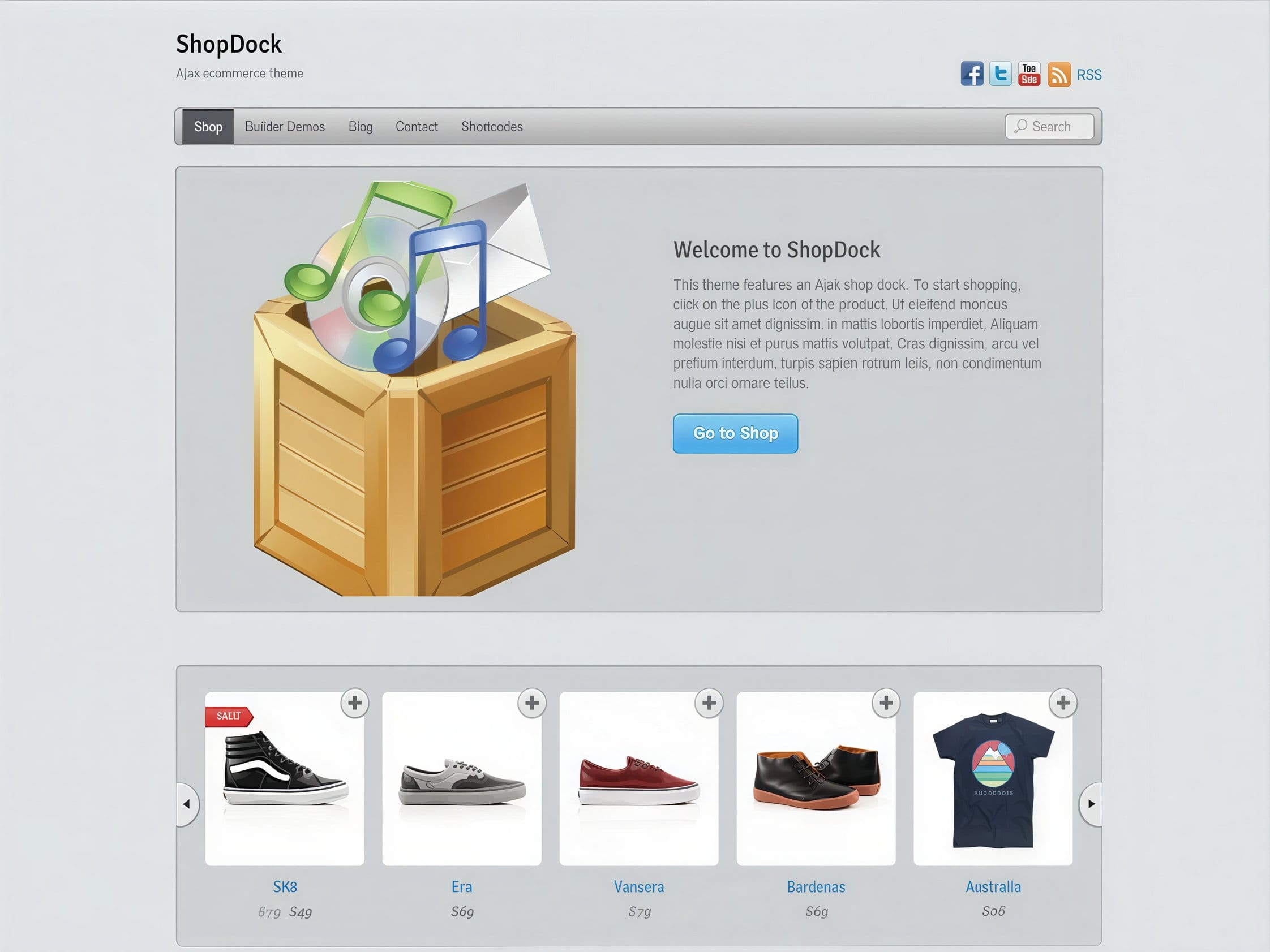 Szablon Themify Shopdock WooCommerce Themes