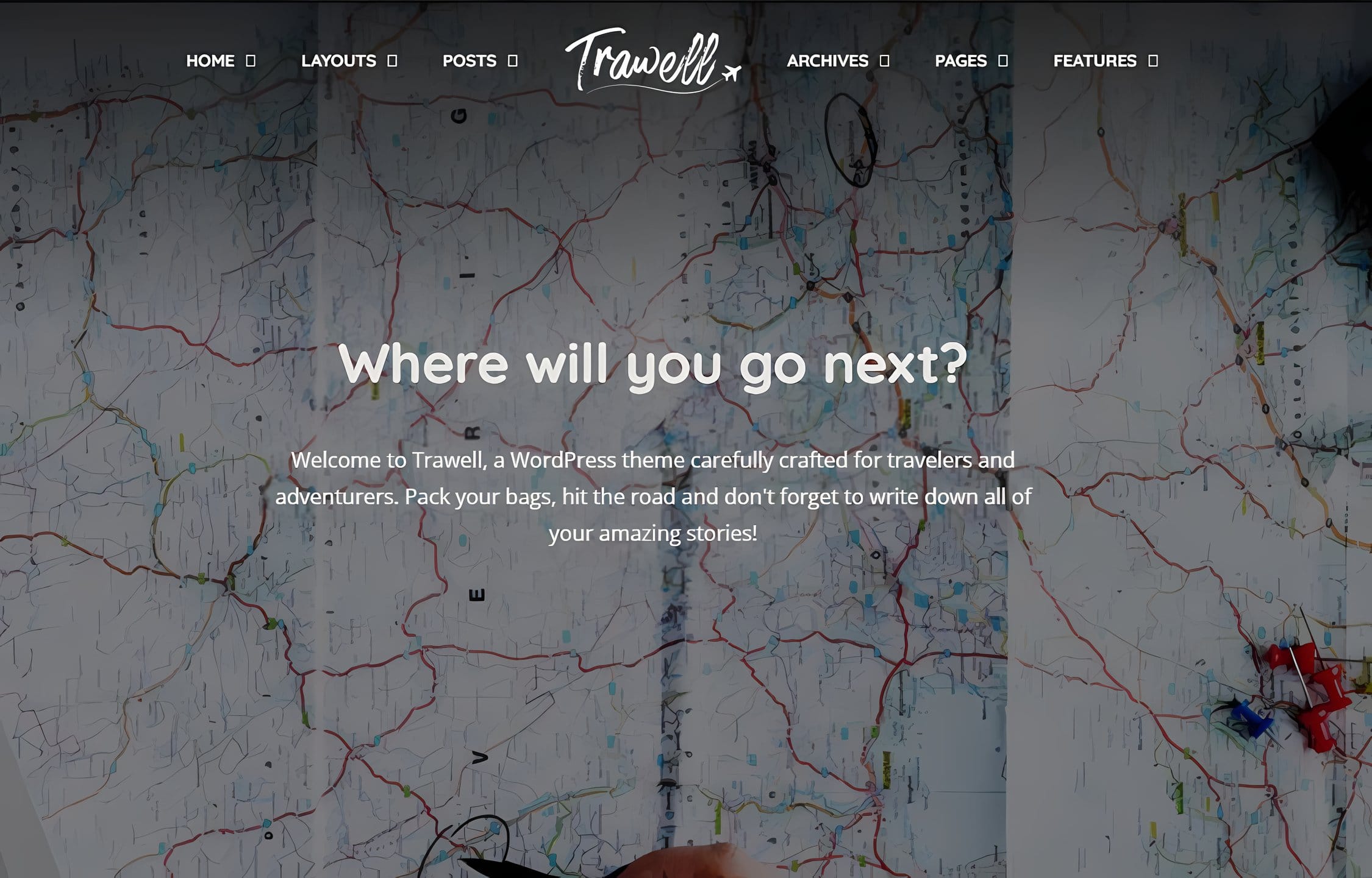 Szablon Trawell – Travel Blog WordPress Theme