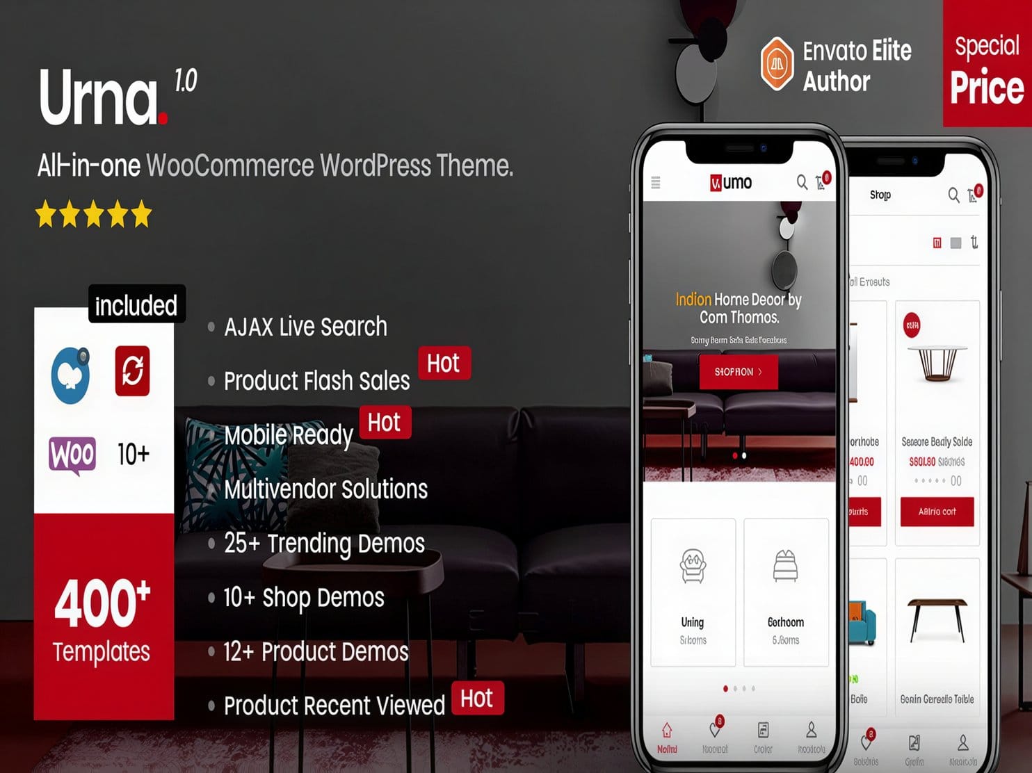 Szablon Urna All-in-one WooCommerce WordPress Theme