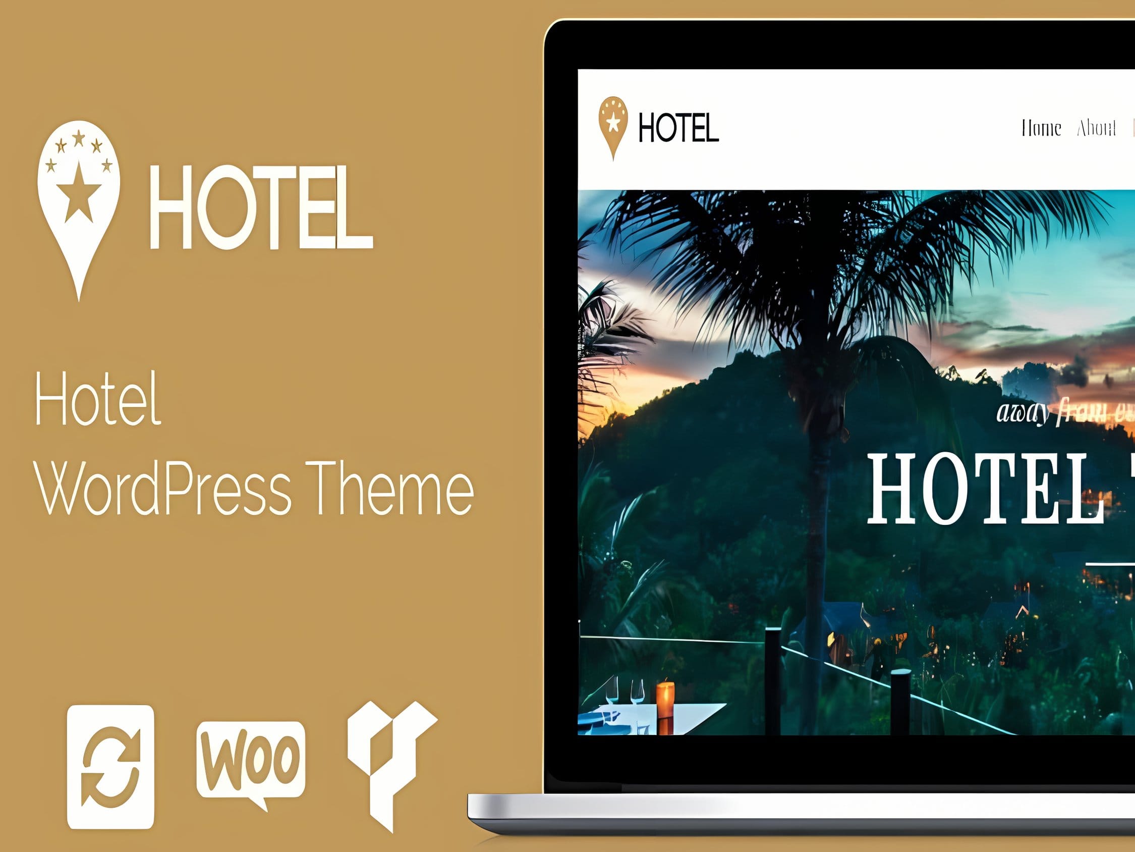 Szablon VisualModo Hotel WordPress Theme