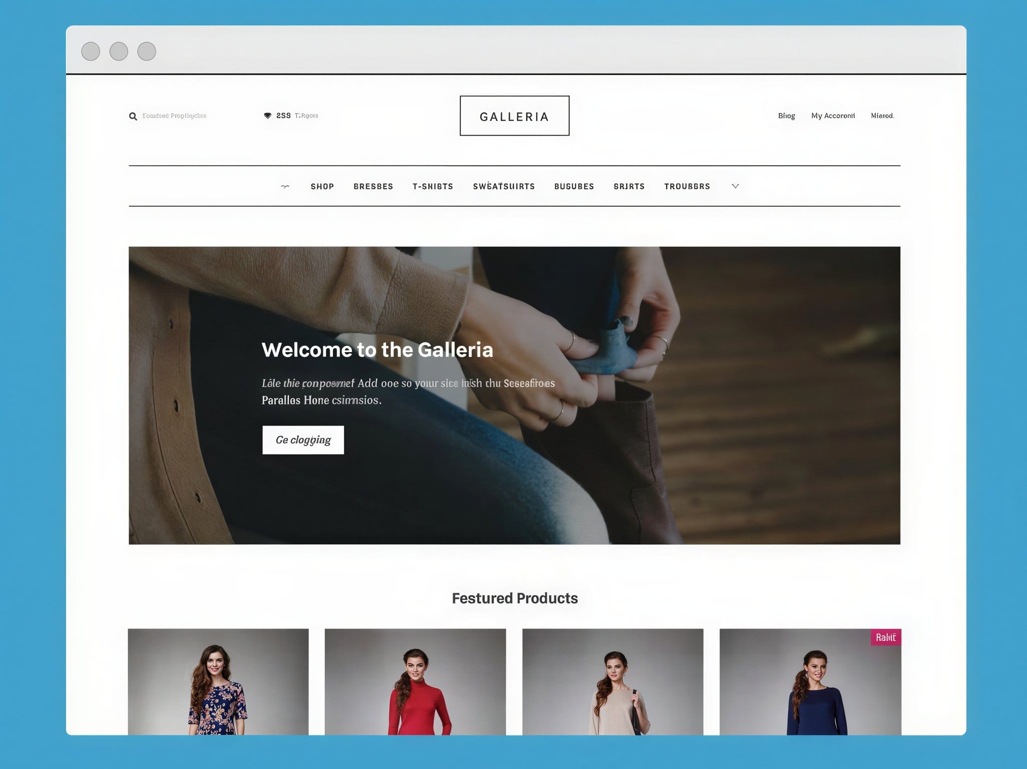 Szablon WooThemes Galleria WooCommerce Themes