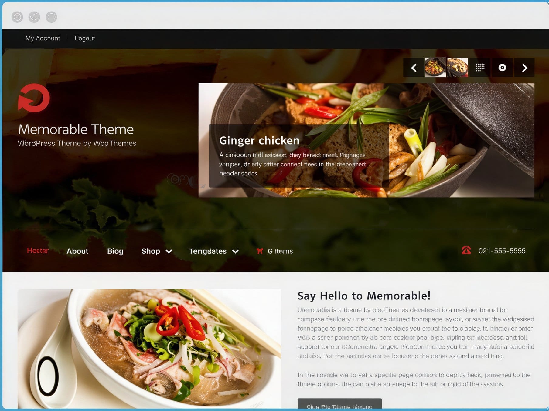Szablon WooThemes Memorable WooCommerce Themes