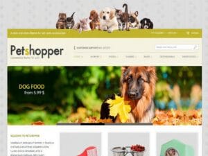 Szablon YITH Petshopper Premium WooCommerce Themes