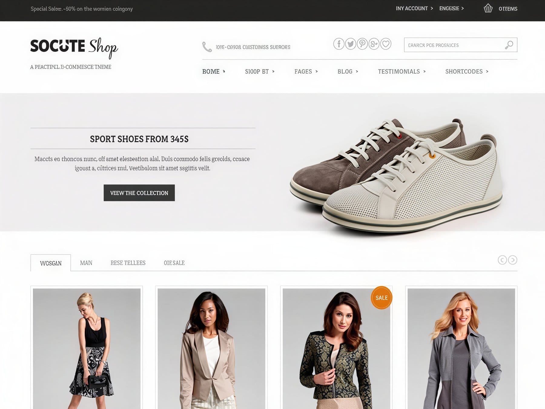 Szablon YITH Socute Premium WooCommerce Themes